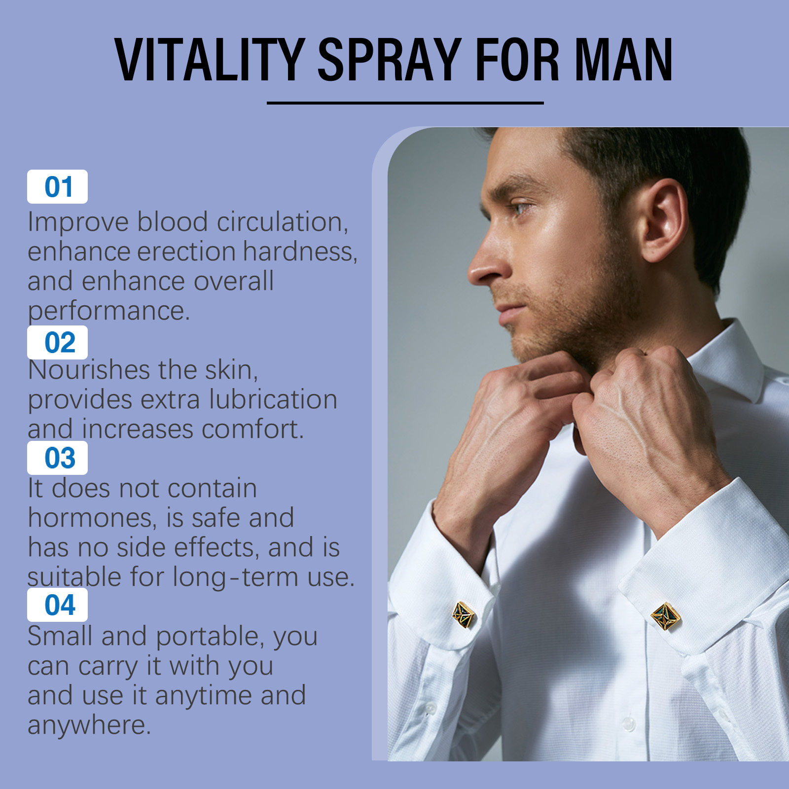 Men's Private Area Care Spray Long-Lasting Sex Time Delay No Side Effects Remove Odor Big Size Penis Enlargement Oils ﻿