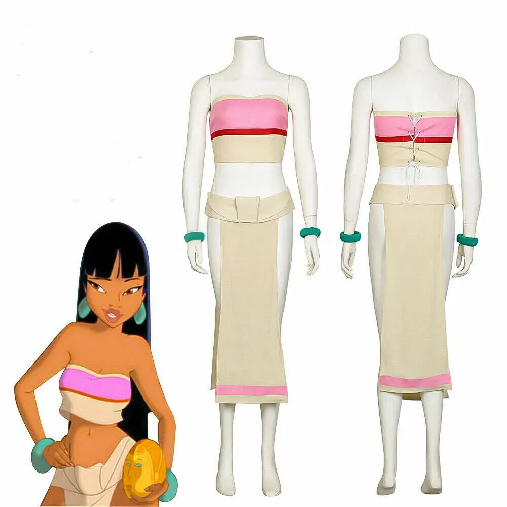 (M) Anime Cartoon Film El Dorado Chel Cosplay Costume Outfit The Road Chel For Halloween Party Adult Women Girl Paop KKCos