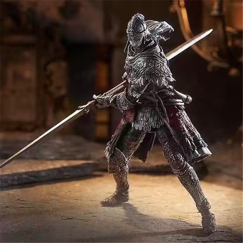 Domestic Elden Ring White Wolf Battle Movable Action Figure Model For Game Collectors Desktop Display Decoration Ornament