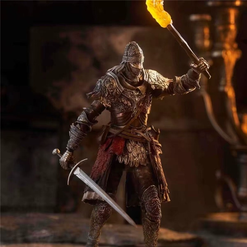 Domestic Elden Ring White Wolf Battle Movable Action Figure Model For Game Collectors Desktop Display Decoration Ornament