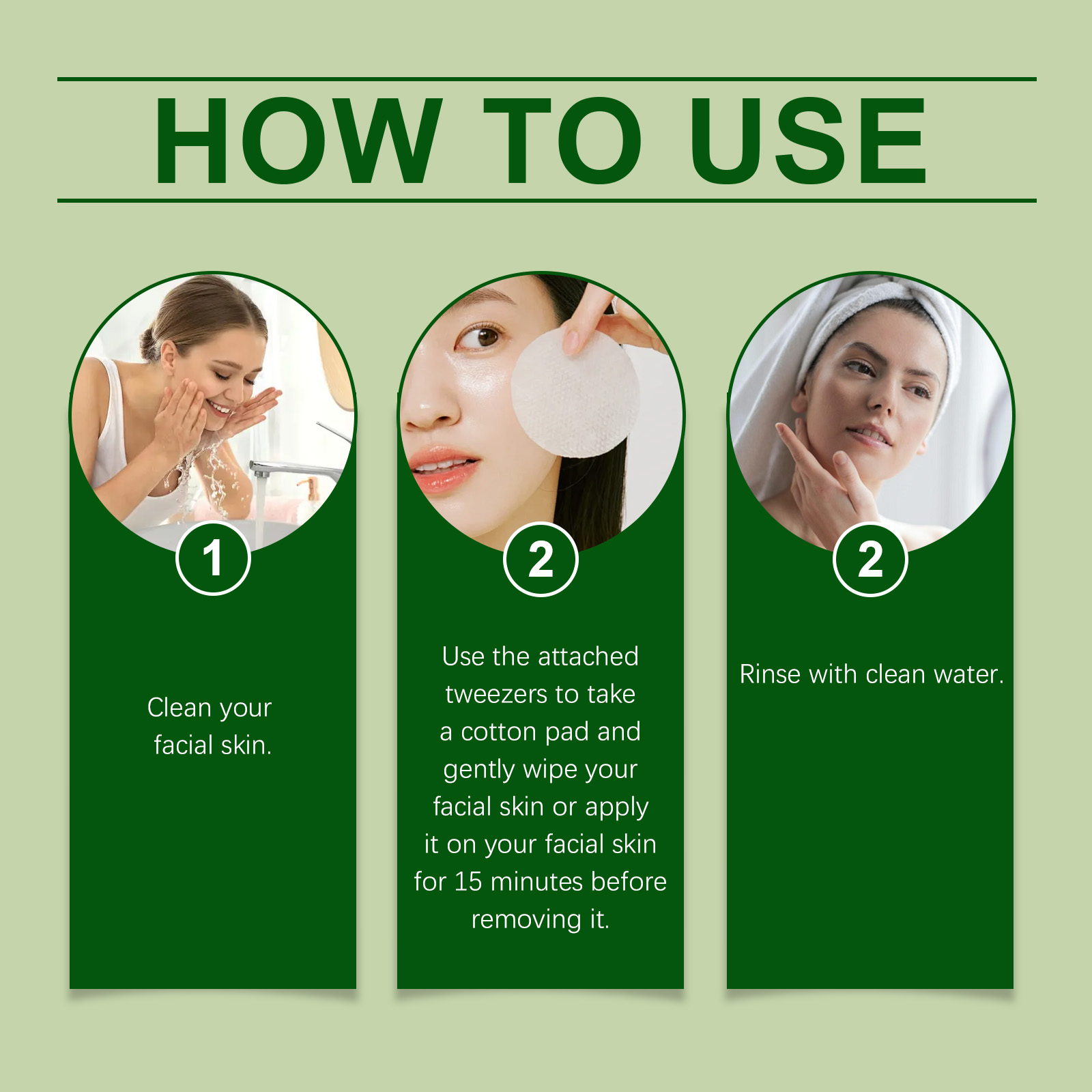 Centella Moisturizing Cotton Pads Gentle Even Tone Hydrating Firm Soft Facial Daily Skin Treatment Care