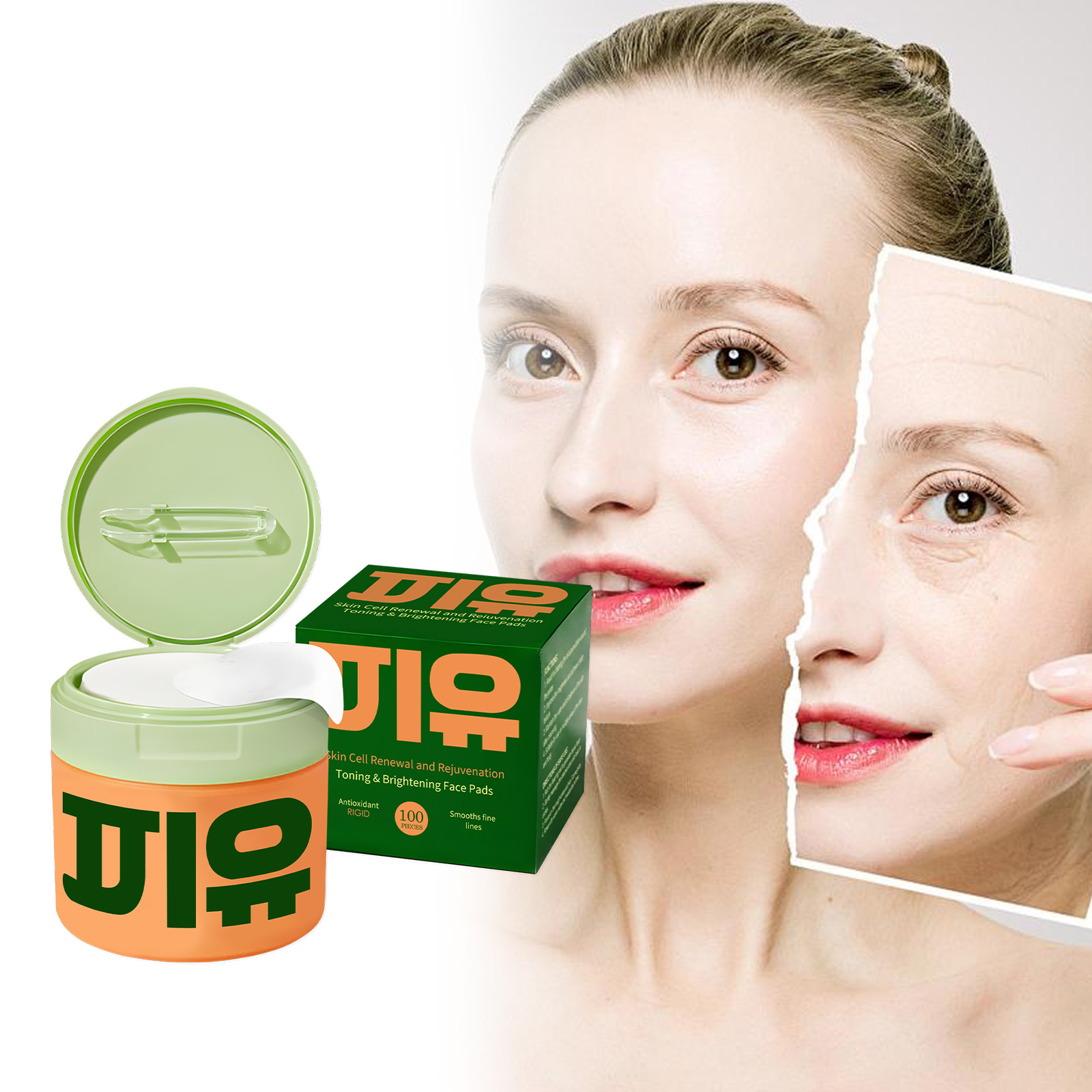 Centella Moisturizing Cotton Pads Gentle Even Tone Hydrating Firm Soft Facial Daily Skin Treatment Care