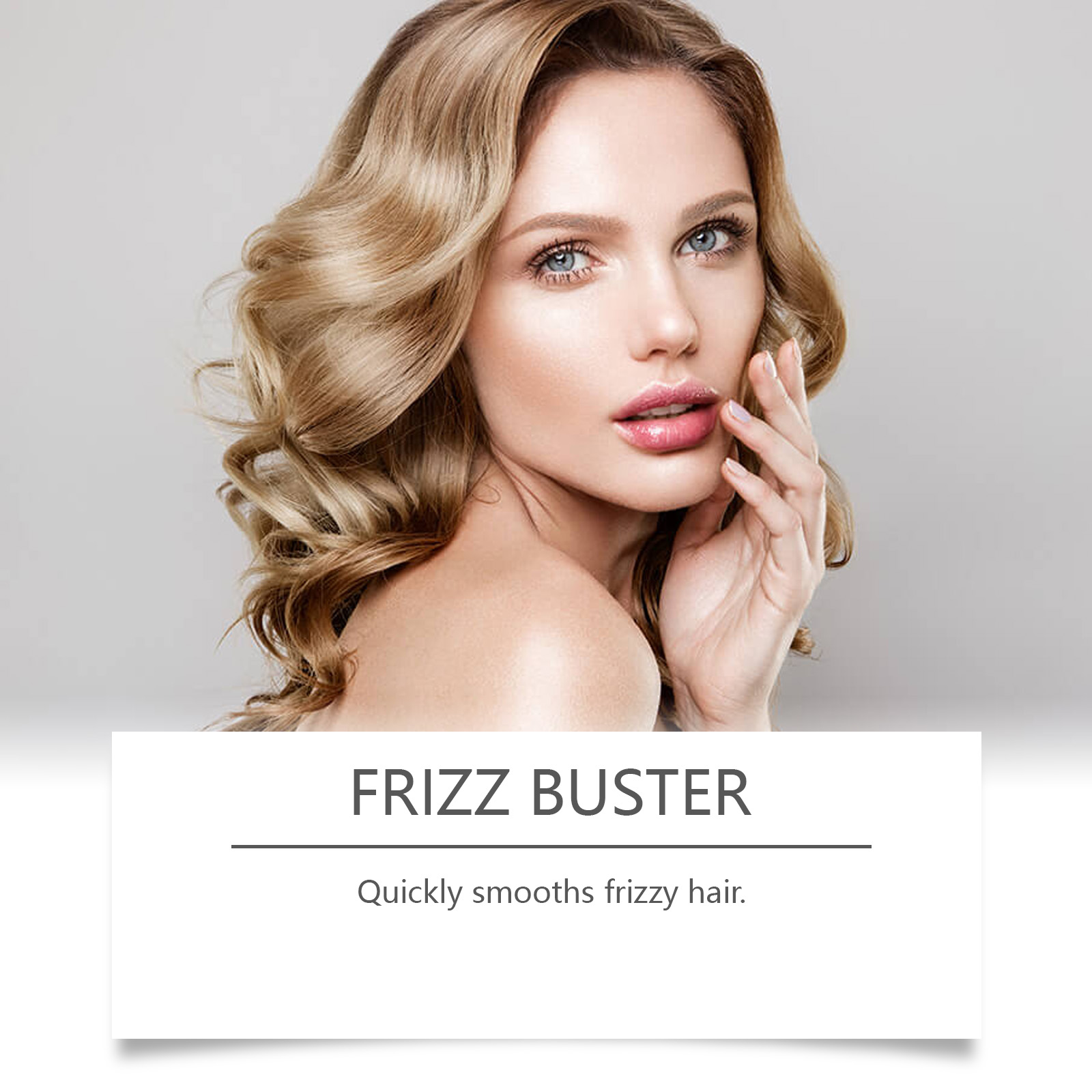 Hair Care Spray Natural Fluffy Soft Silky Glossy Nourish Hydrate Frizzy Hair