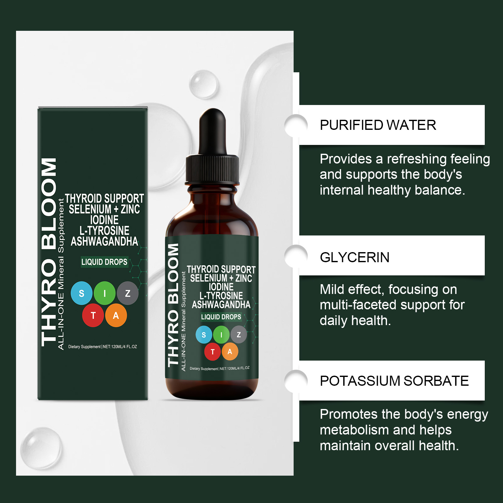 Body Care Drops Gentle Nourishing Balanced Convenient Supplement Daily Physical Detail Maintenance Care Support Help Manage Skin Condition