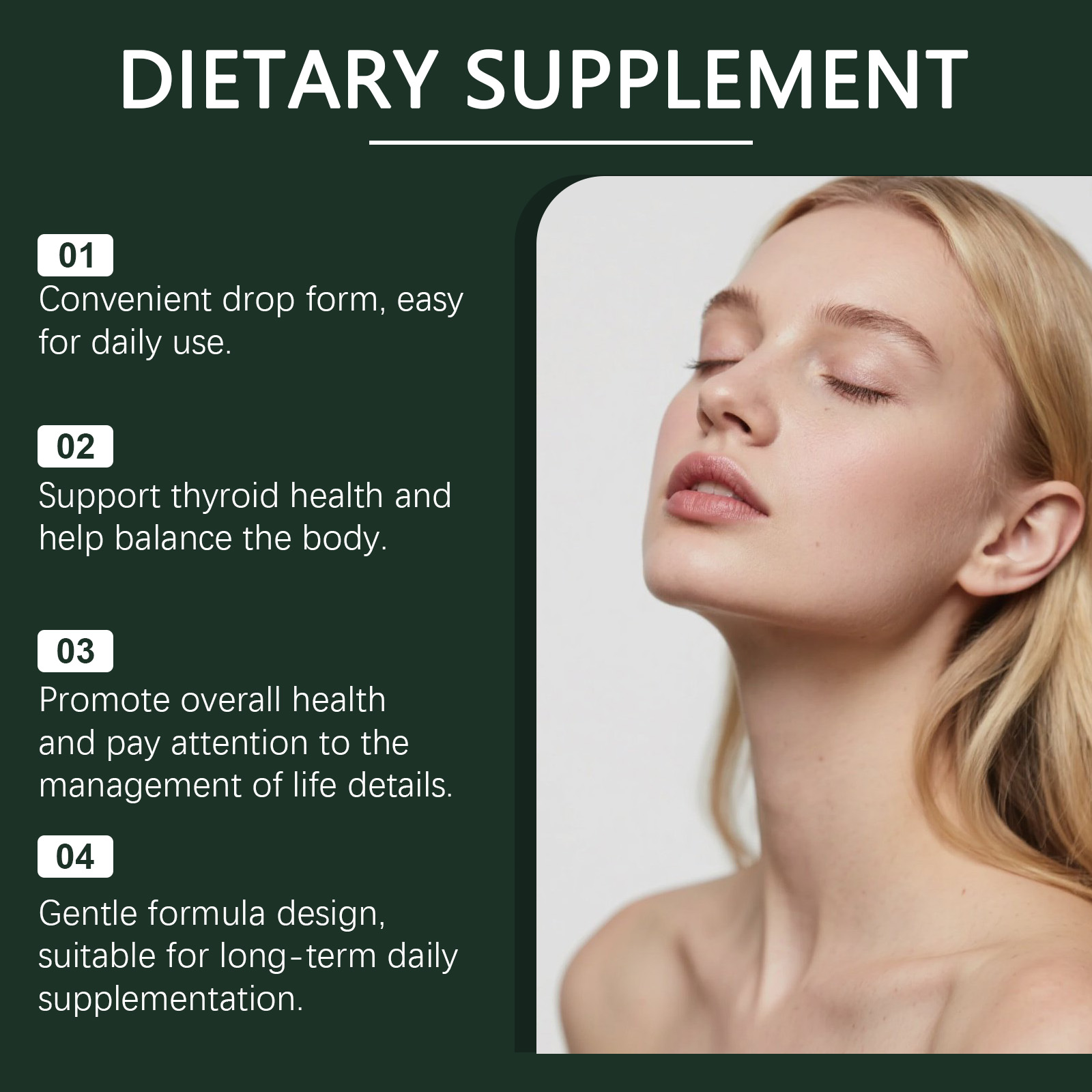 Body Care Drops Gentle Nourishing Balanced Convenient Supplement Daily Physical Detail Maintenance Care Support Help Manage Skin Condition