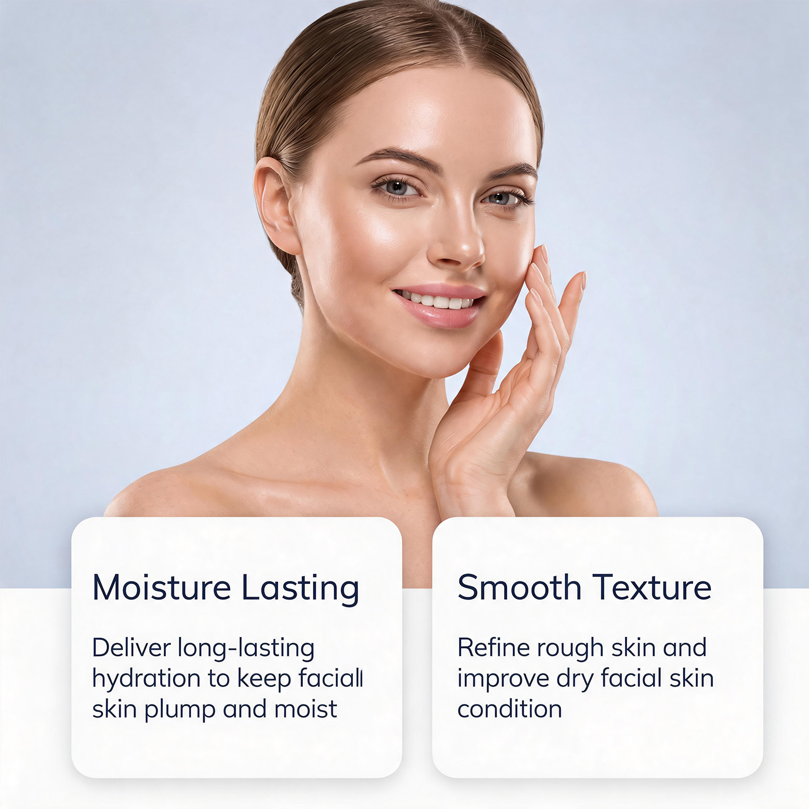 Hyaluronic Acid Moisturizing Essence Liquid Soft Hydrating Refreshing Non Sticky Facial Skin Daily Skin Care Serum
