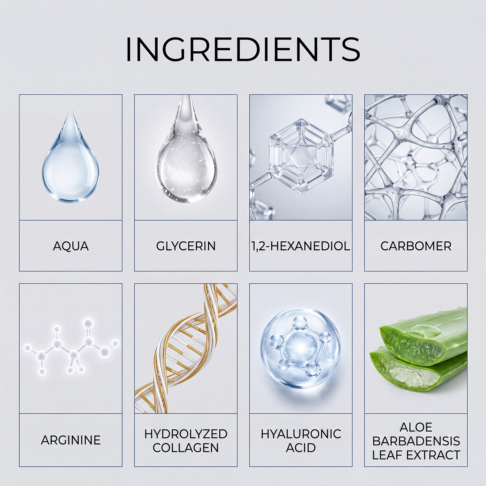 Hyaluronic Acid Moisturizing Essence Liquid Soft Hydrating Refreshing Non Sticky Facial Skin Daily Skin Care Serum