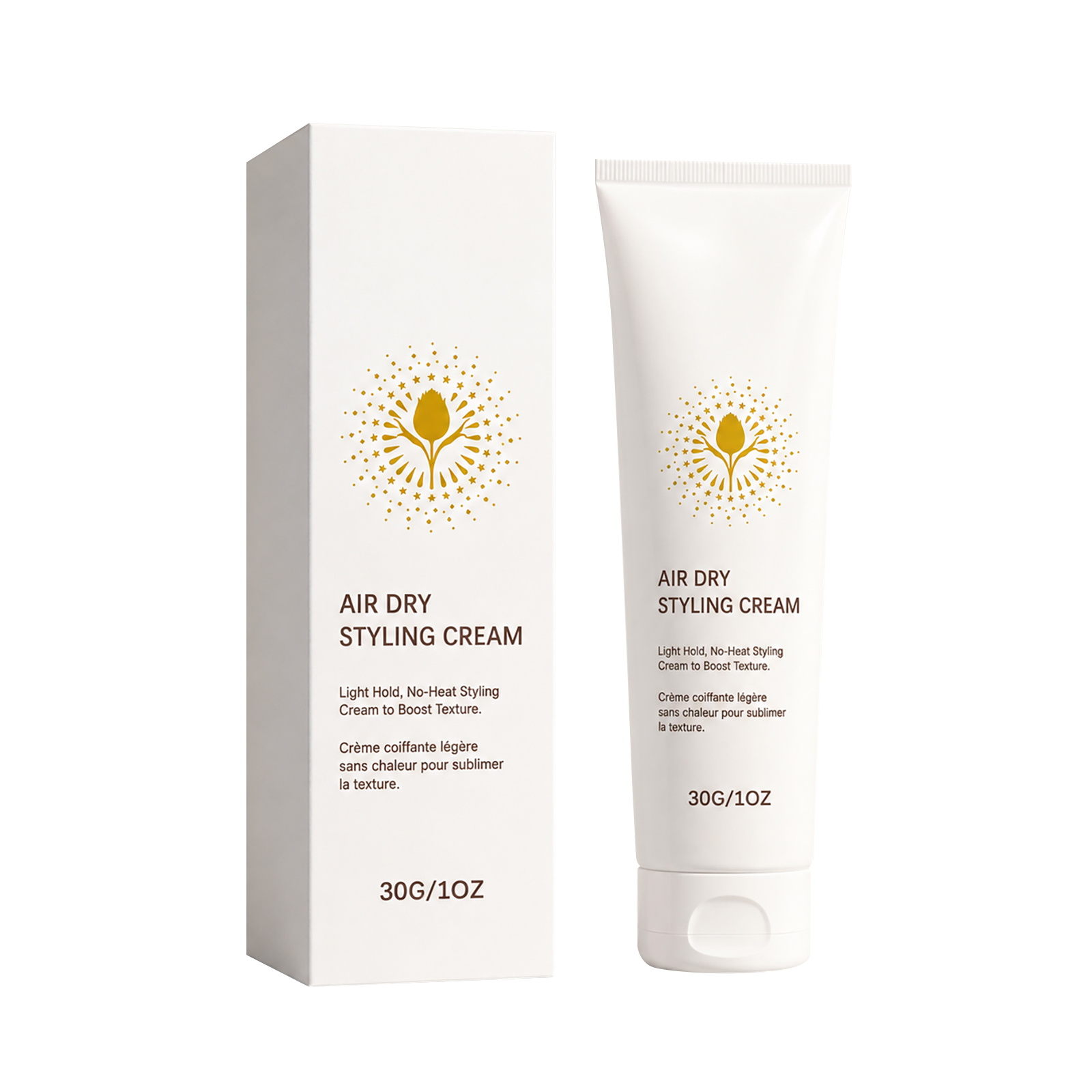 Leave In Styling Cream Light Non Greasy Hydrating Soft Mild Refreshing Hair Care Natural Shape