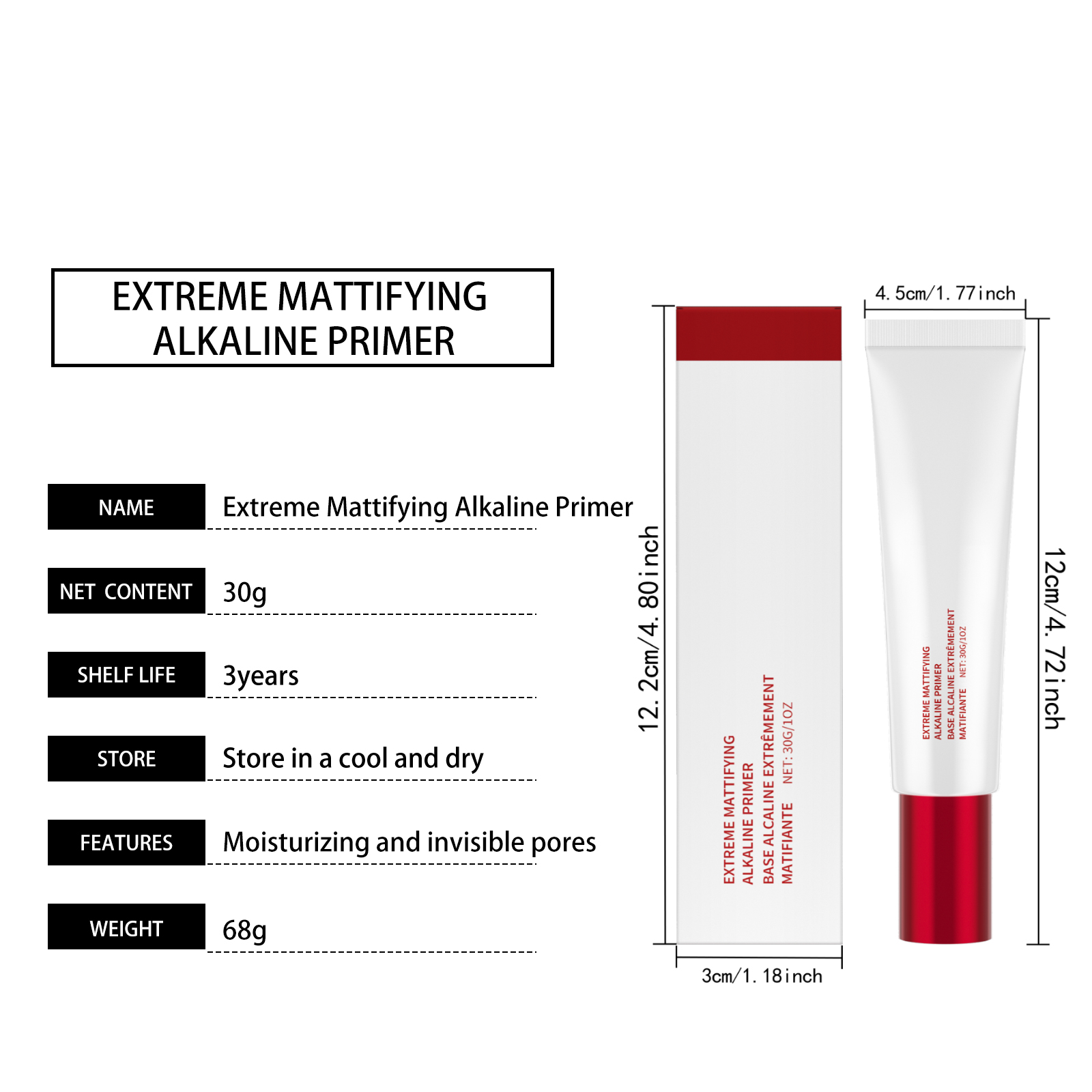 Moisturizing Primer Lotion Clear Hydrating Base Natural Soft Focus Glossy Hydrate Skin Makeup Prep Foundation Coat