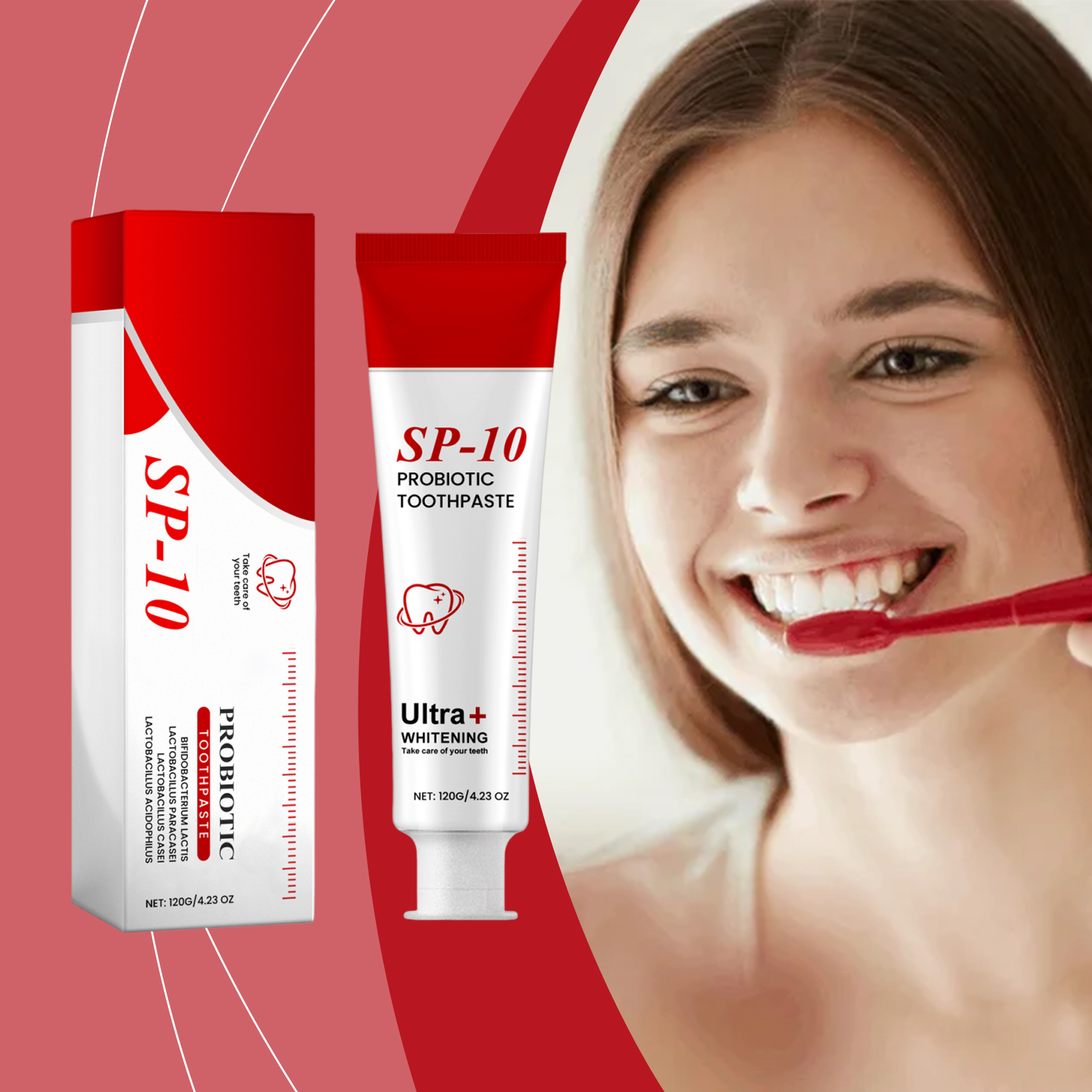Probiotic Toothpaste Mild Cleansing Daily Care Refreshing Clean Oral Fresh Teeth Protection Gentle Sanitizing Natural Mouth Maintenance Bright Enamel Upkeep