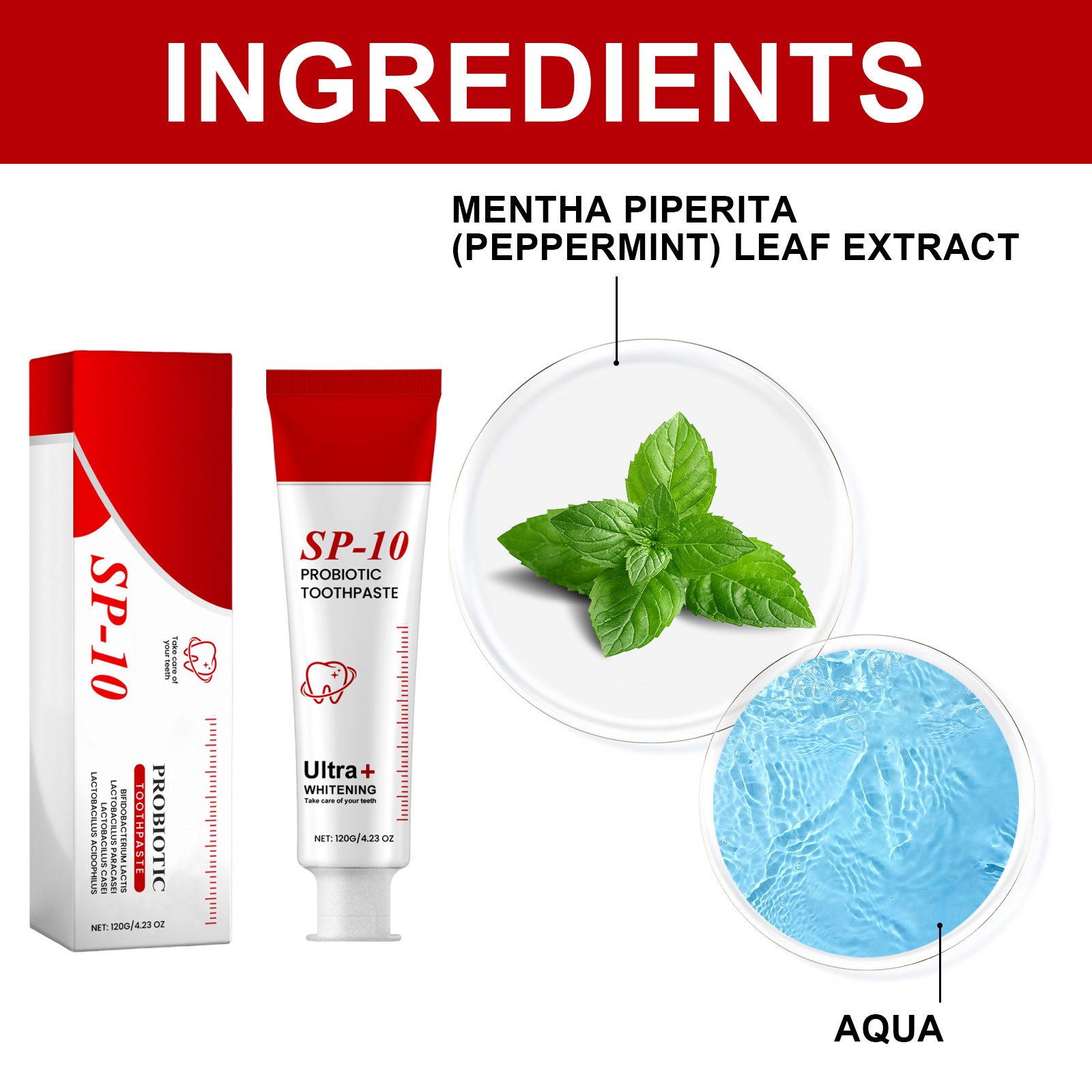 Probiotic Toothpaste Mild Cleansing Daily Care Refreshing Clean Oral Fresh Teeth Protection Gentle Sanitizing Natural Mouth Maintenance Bright Enamel Upkeep