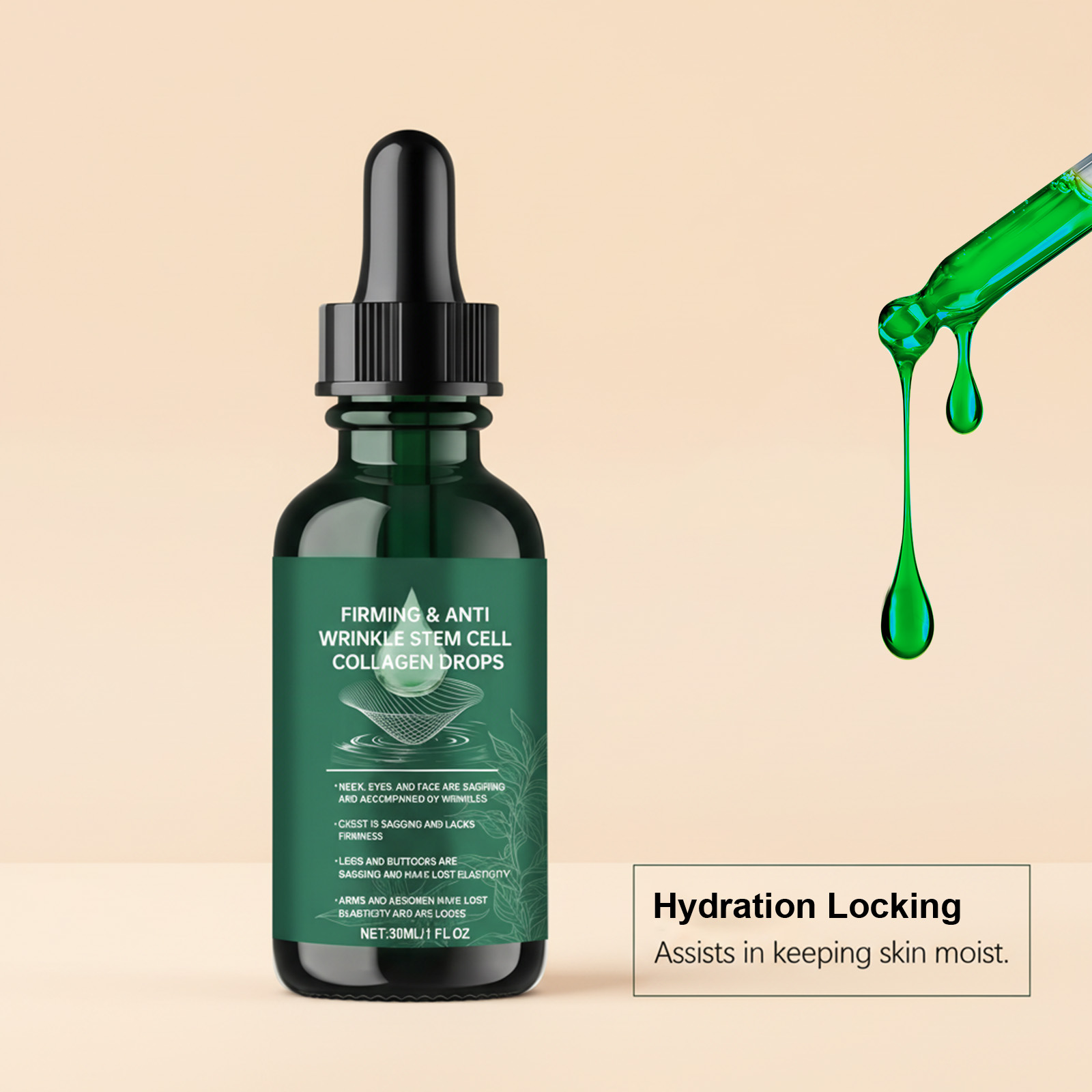 Collagen Essence Drops Mild Ingredients Daily Nutritional Supplement Care Maintain Relieve Body Discomfort