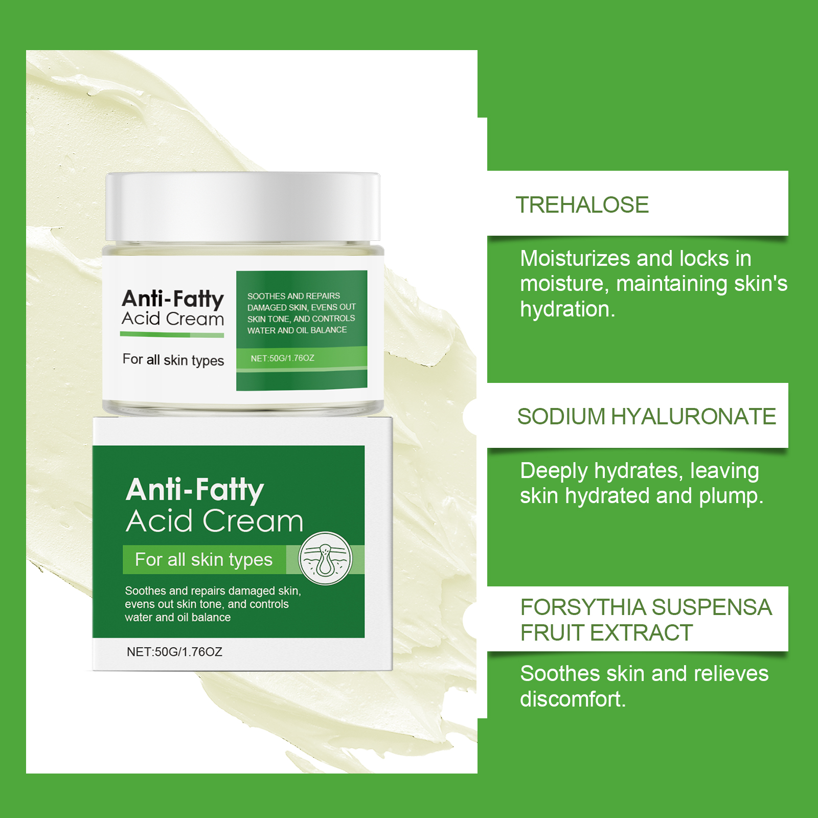 Skin Care Cream Mild Body Clean Remove Acne Pimple Moist Soft Daily External