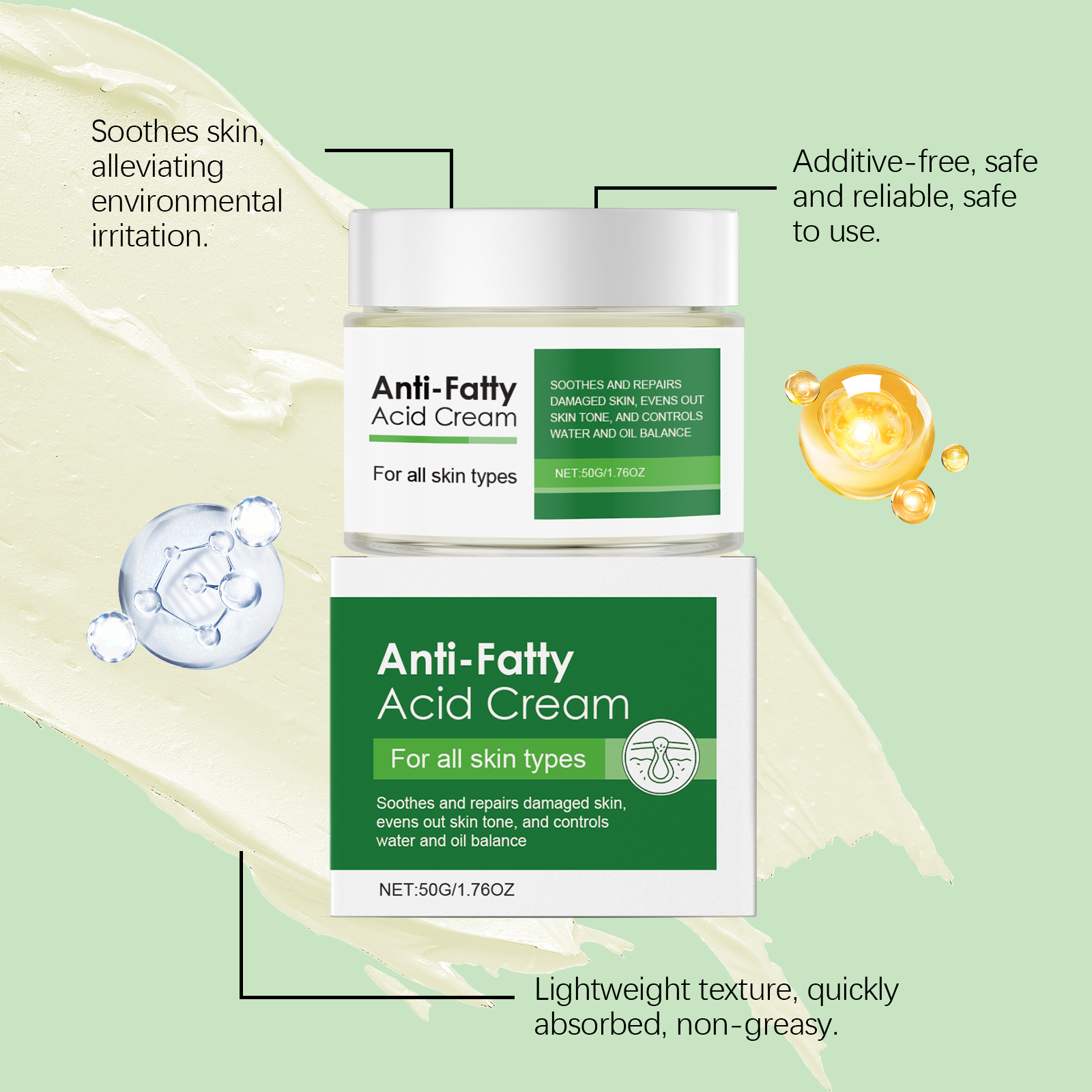 Skin Care Cream Mild Body Clean Remove Acne Pimple Moist Soft Daily External