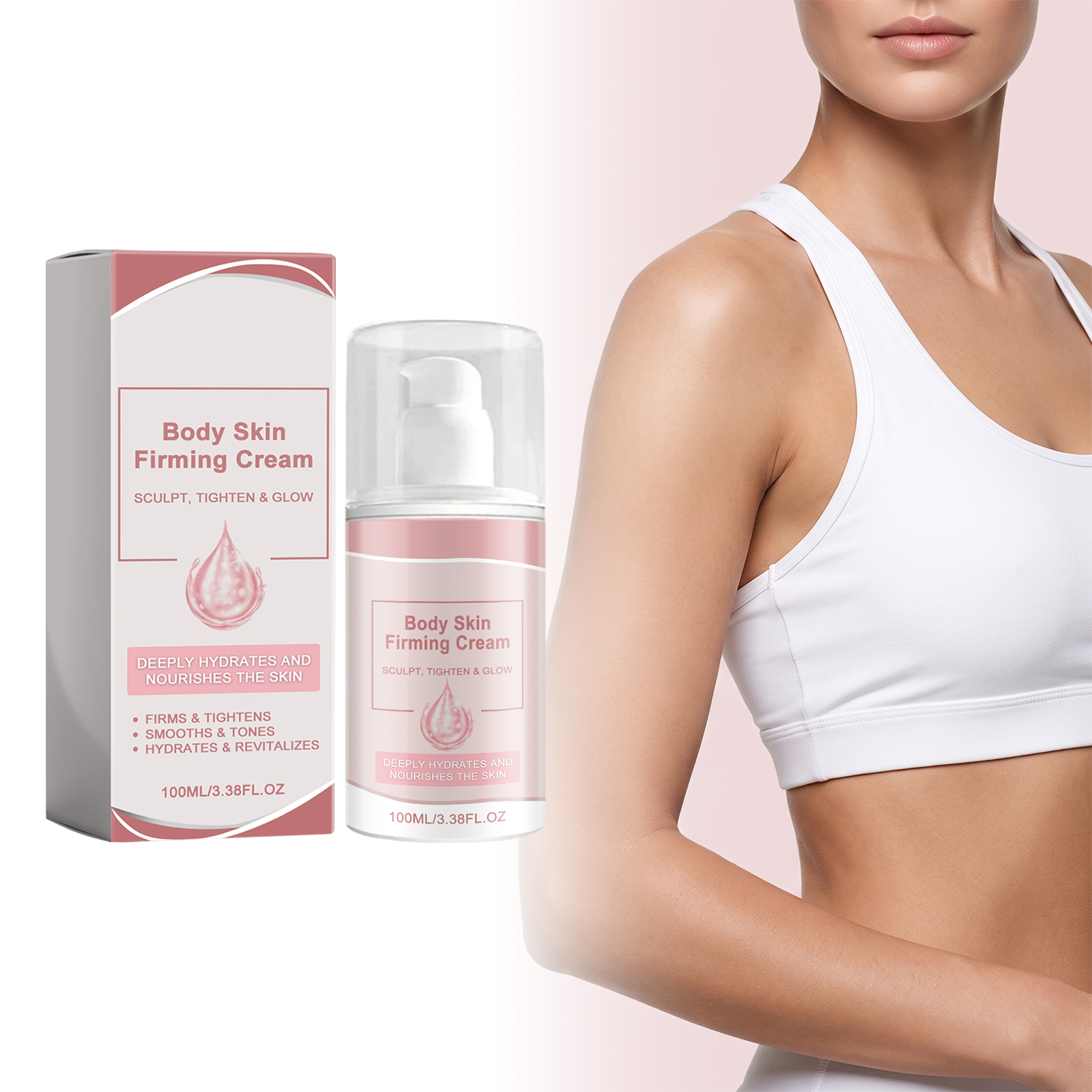 Body Care Cream Mild Gentle Smooth Breathable Refreshing Convenient Nourish Safe Ingredient Shape Skin