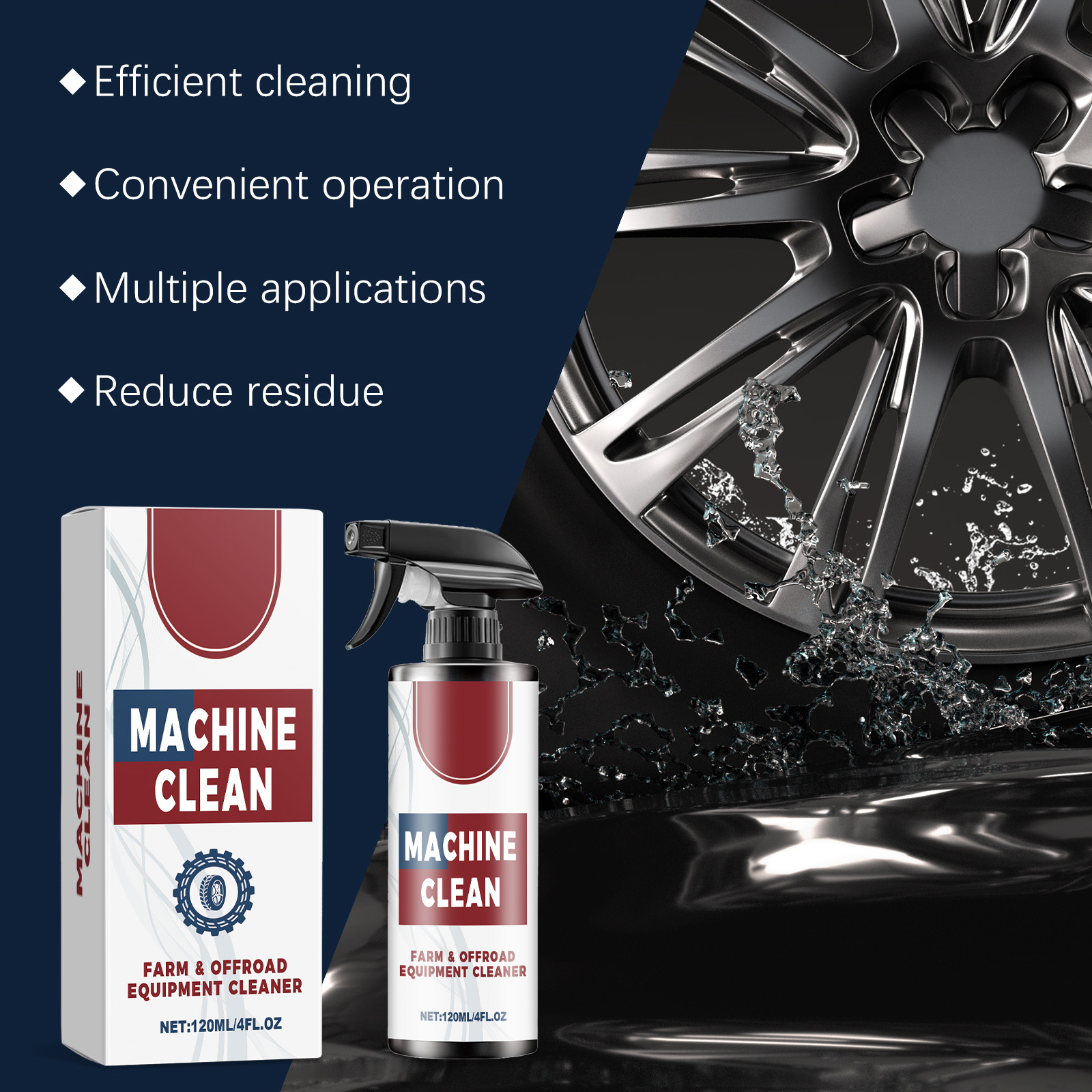 Car Tire Cleaner Cleans Maintains Removes Dirt Limescale Long Lasting Renews Care Agent