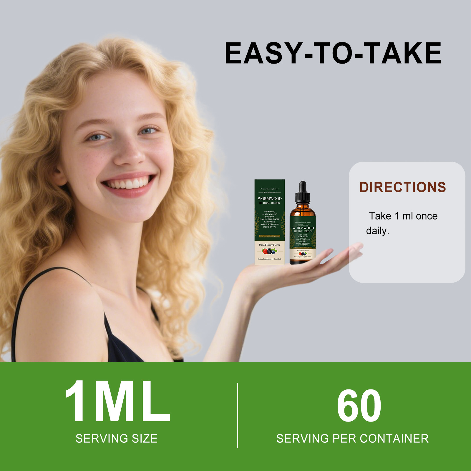 Intestinal Moistening Light Nourishing Oral Drop For Body Internal Daily Health Gentle Care