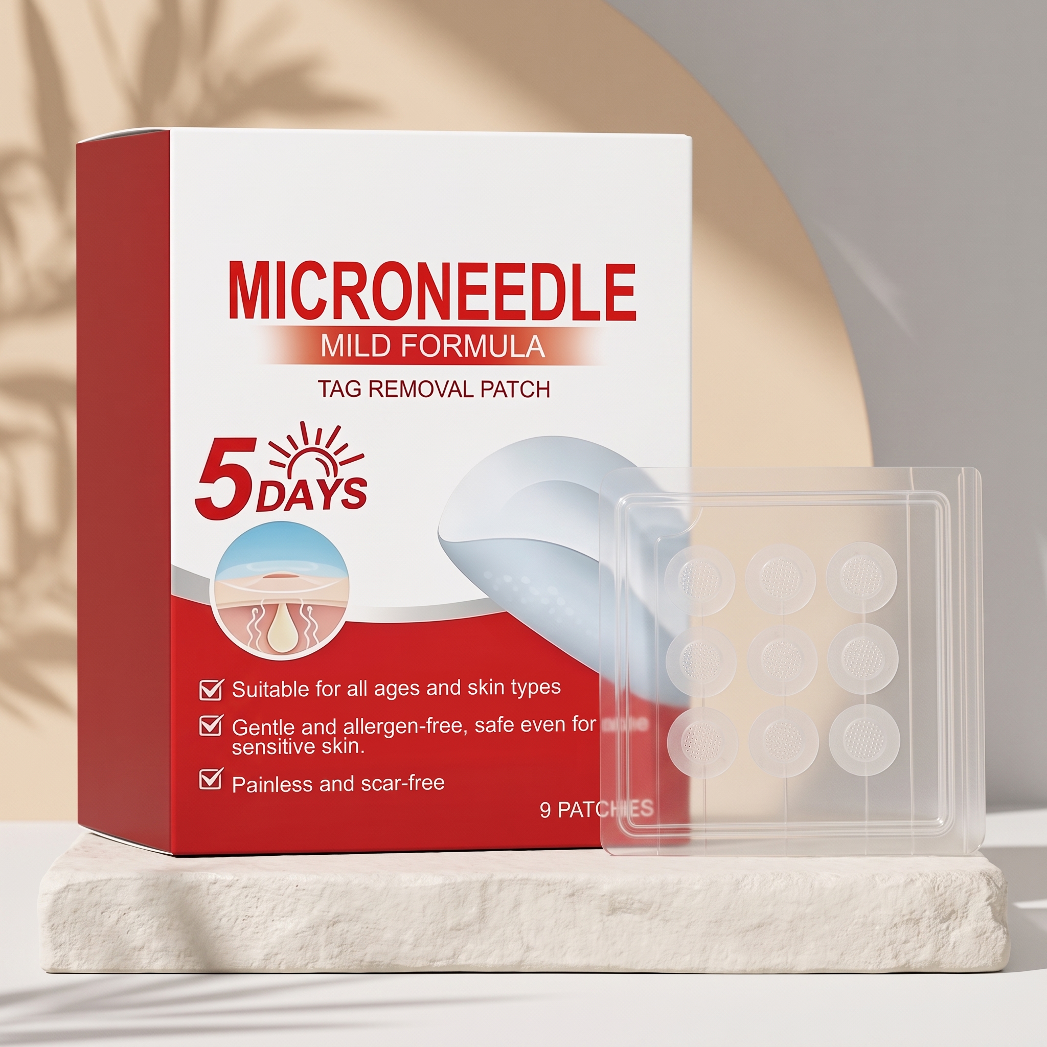 Skin Care Patch Gentle Clean Body Local Flaw Smooth Tender Skin Moisturizing Skin Friendly Patch