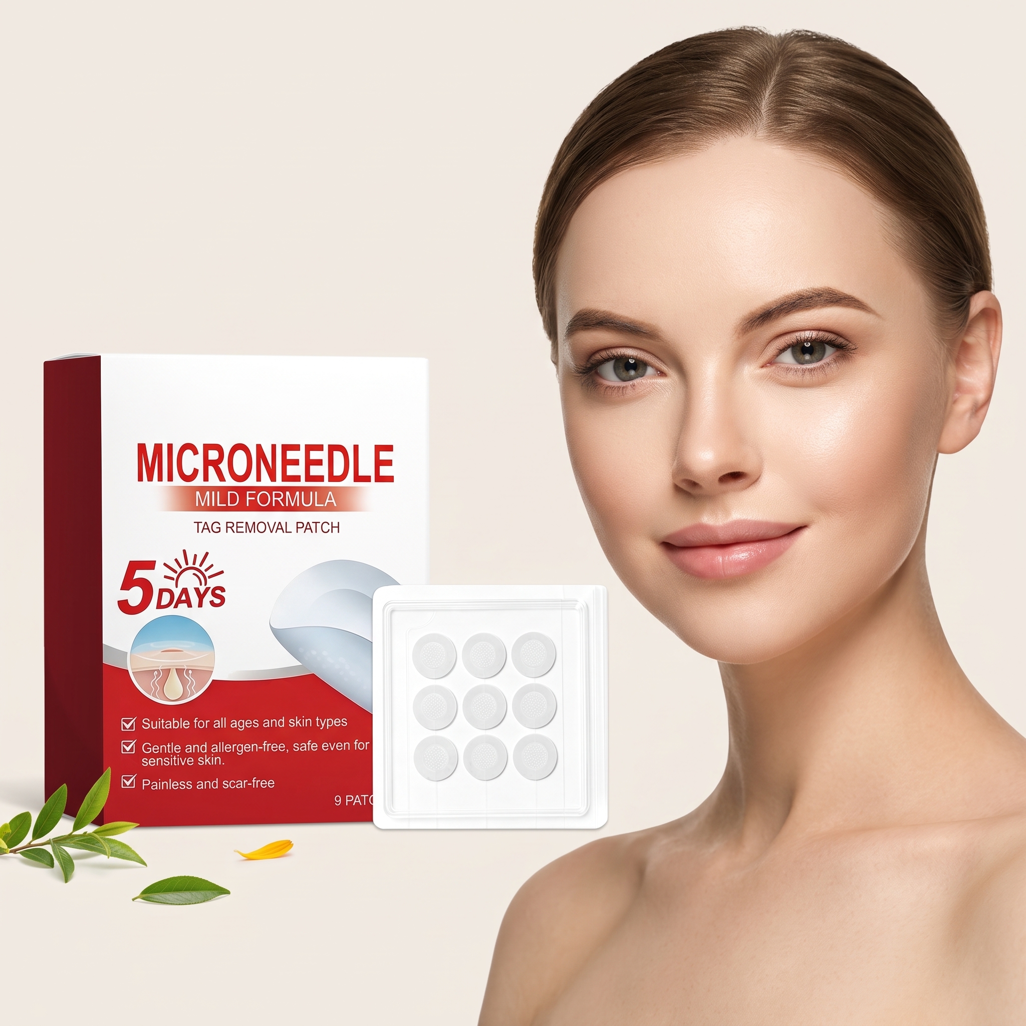 Skin Care Patch Gentle Clean Body Local Flaw Smooth Tender Skin Moisturizing Skin Friendly Patch