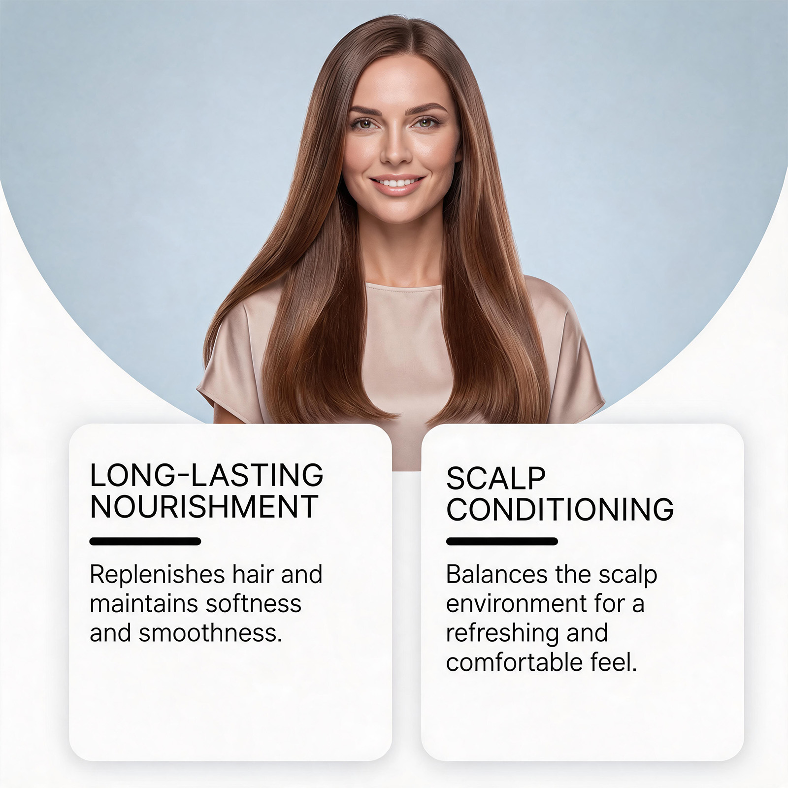 Smooth Hair Care Essence Capsules Mild Formula Soften Hair Strands Protect Tender Smooth Hair Gloss Moisturizing Hair Care
