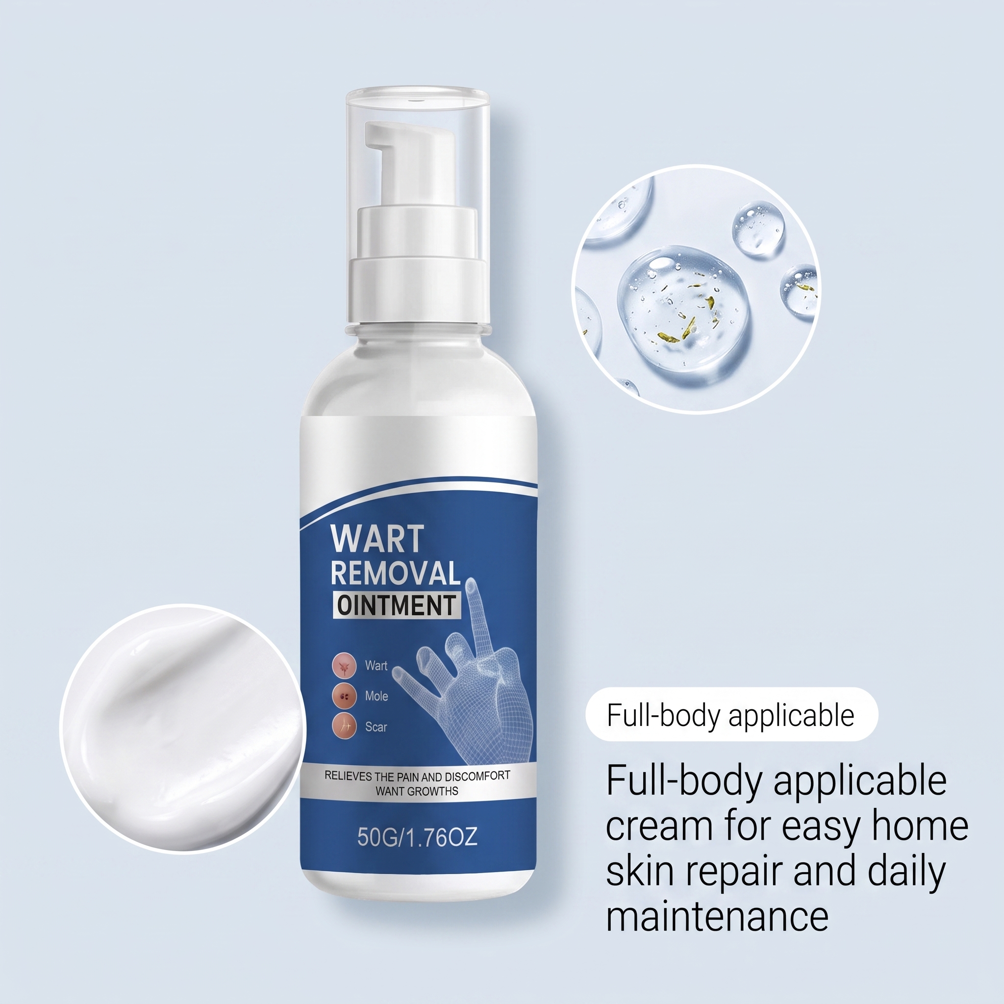 Skin Care Spray Cream Soften Surface Cutin Improve Skin Bumps Fade Defect Marks Daily Moisturizing Maintenance