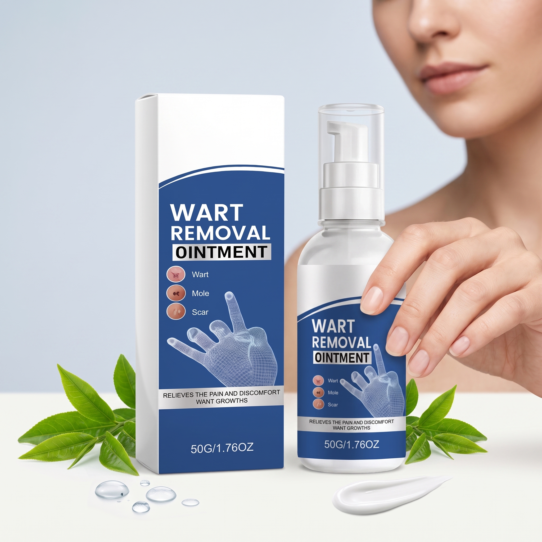 Skin Care Spray Cream Soften Surface Cutin Improve Skin Bumps Fade Defect Marks Daily Moisturizing Maintenance