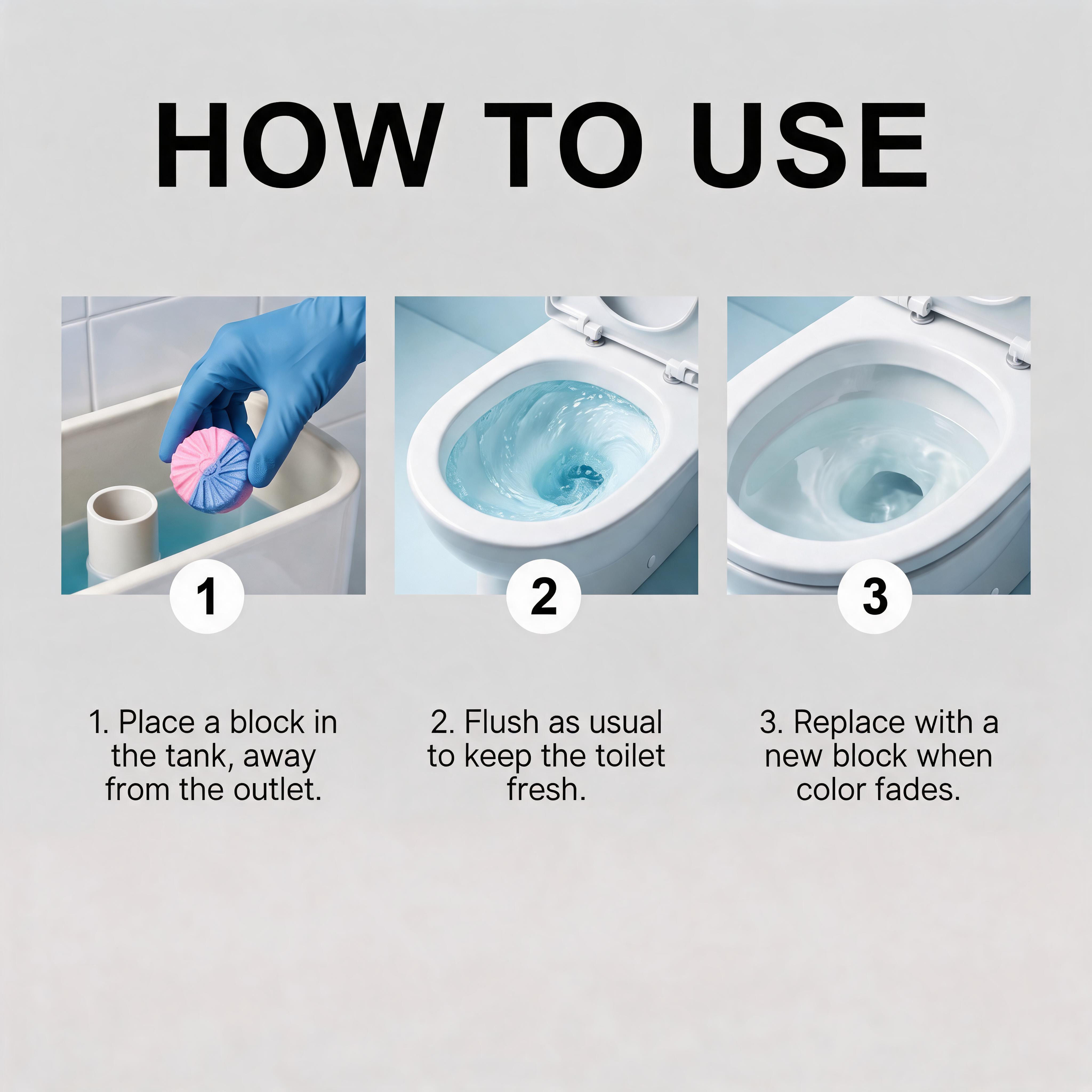 Toilet Cleaning Block Household Bathroom Stain Removal Yellowing Eliminate Odor Daily Convenient Fragrant Toilet Cleaner