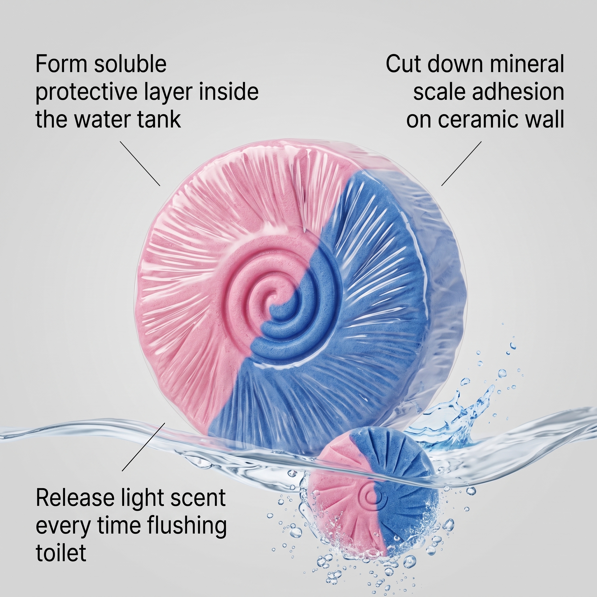 Toilet Cleaning Block Household Bathroom Stain Removal Yellowing Eliminate Odor Daily Convenient Fragrant Toilet Cleaner