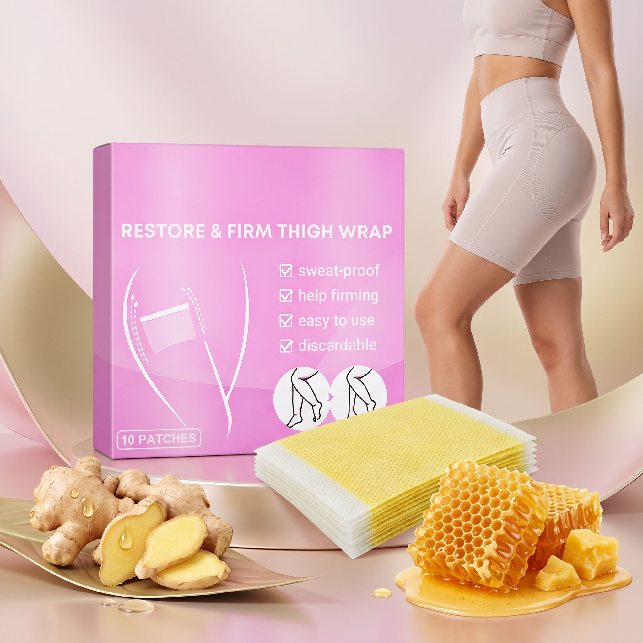 Leg Care Patch Soft Comfortable Skinfriendly Breathable Relieve Leg Fatigue Daily Leg Nursing Patch