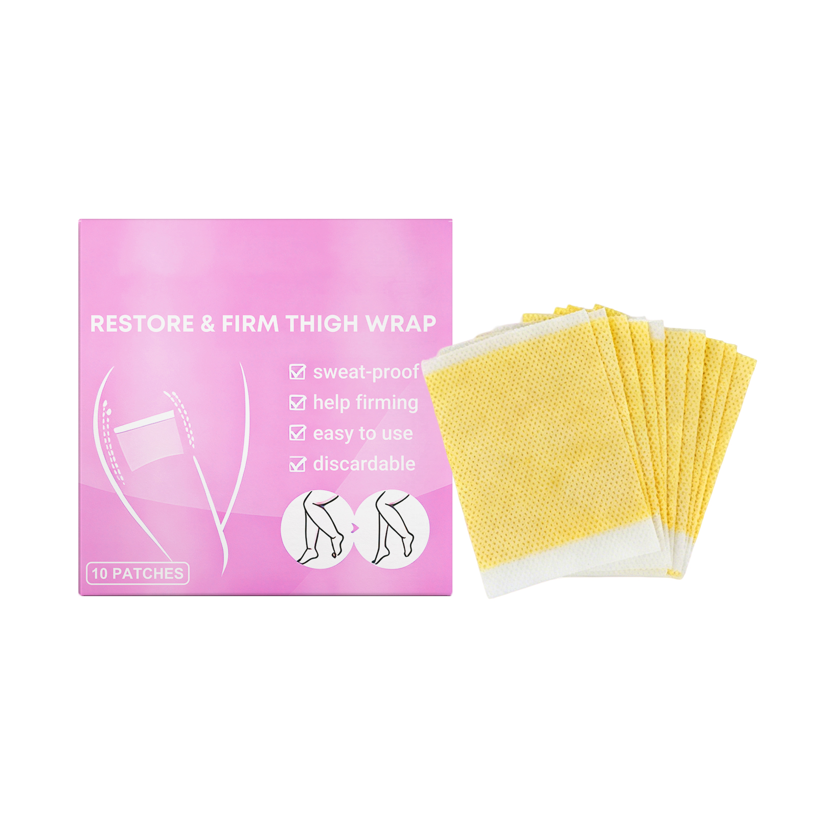 Leg Care Patch Soft Comfortable Skinfriendly Breathable Relieve Leg Fatigue Daily Leg Nursing Patch