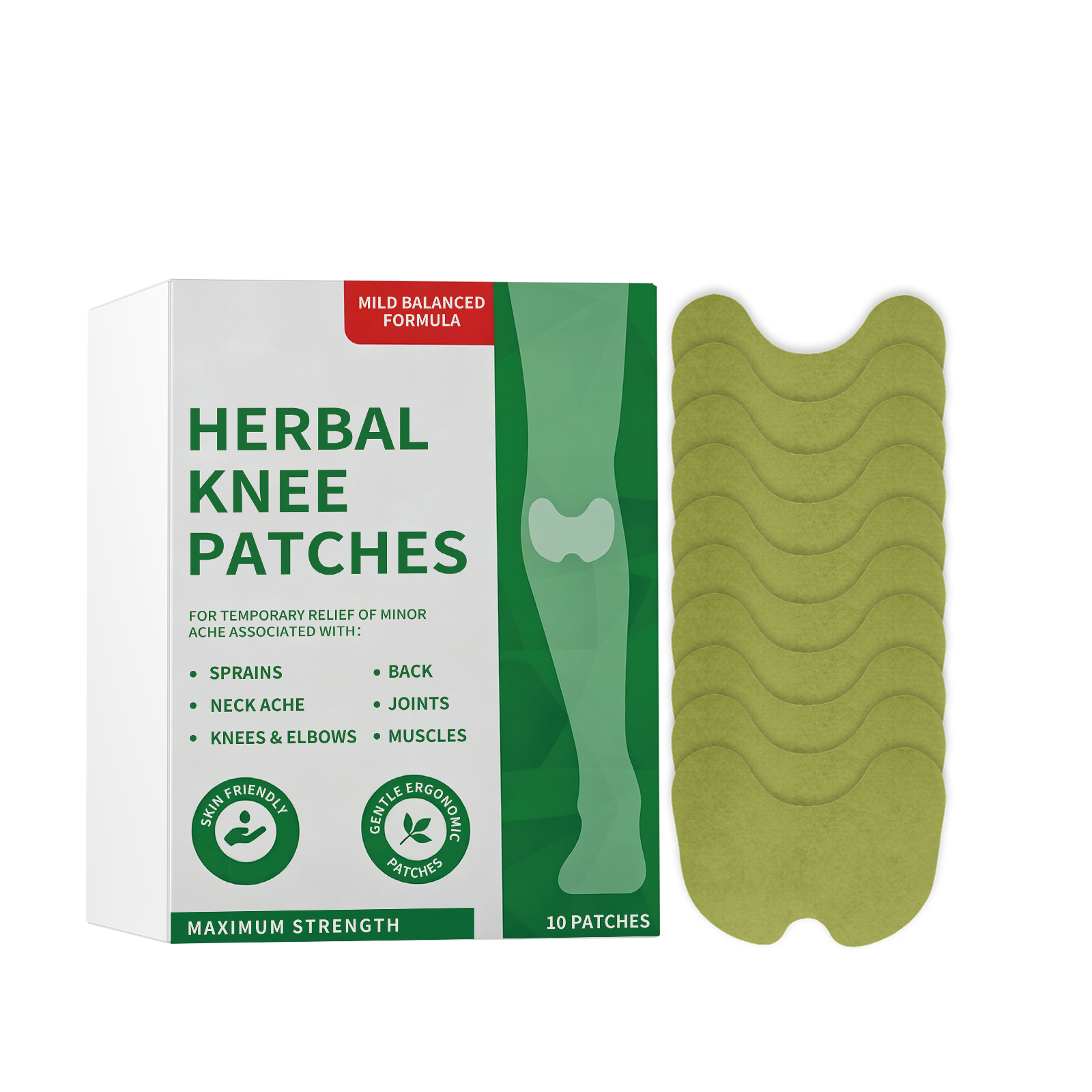 Herbal Joint Comfort Patch Care Leg Knee Waist Muscle Care Body Nursing Sticker