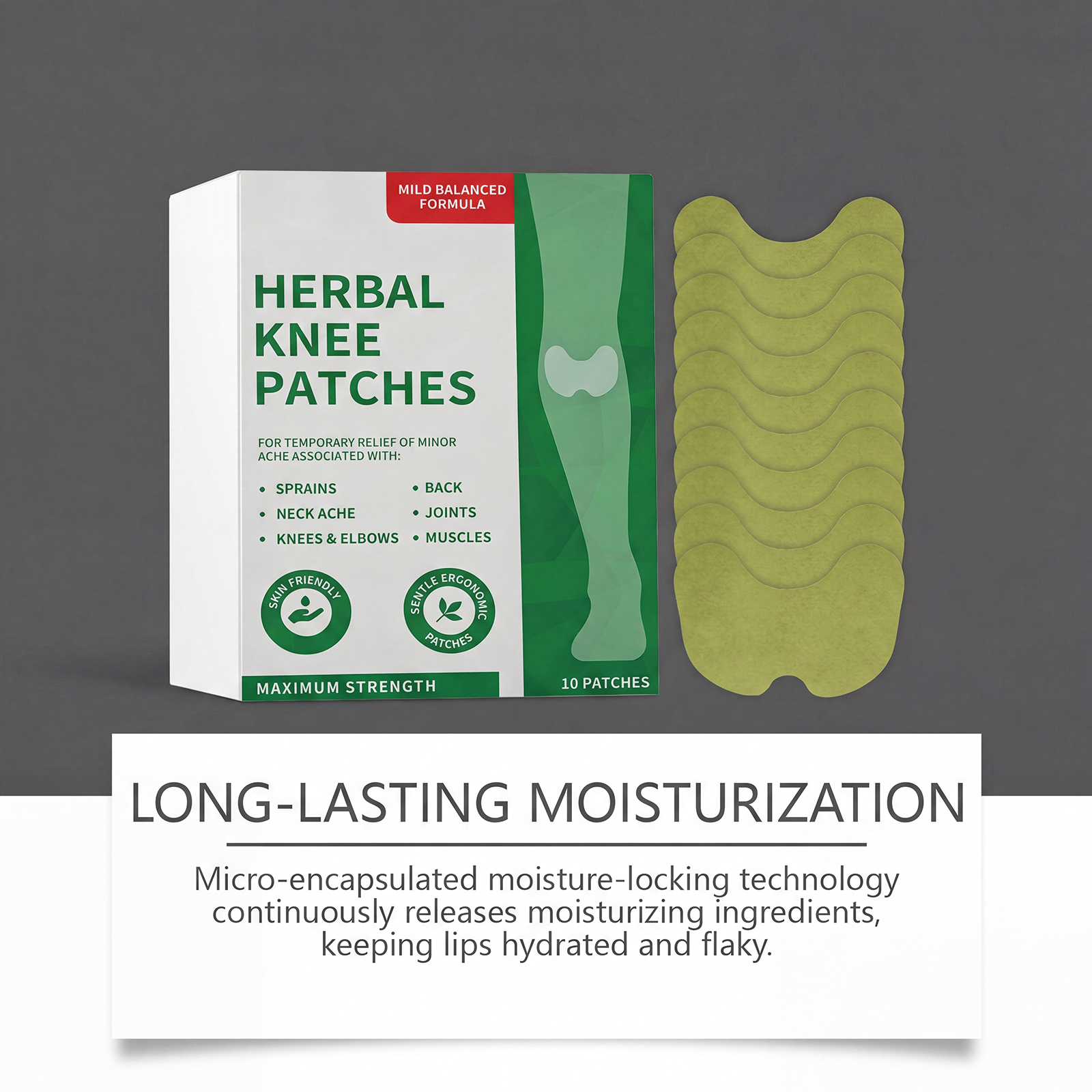 Herbal Joint Comfort Patch Care Leg Knee Waist Muscle Care Body Nursing Sticker