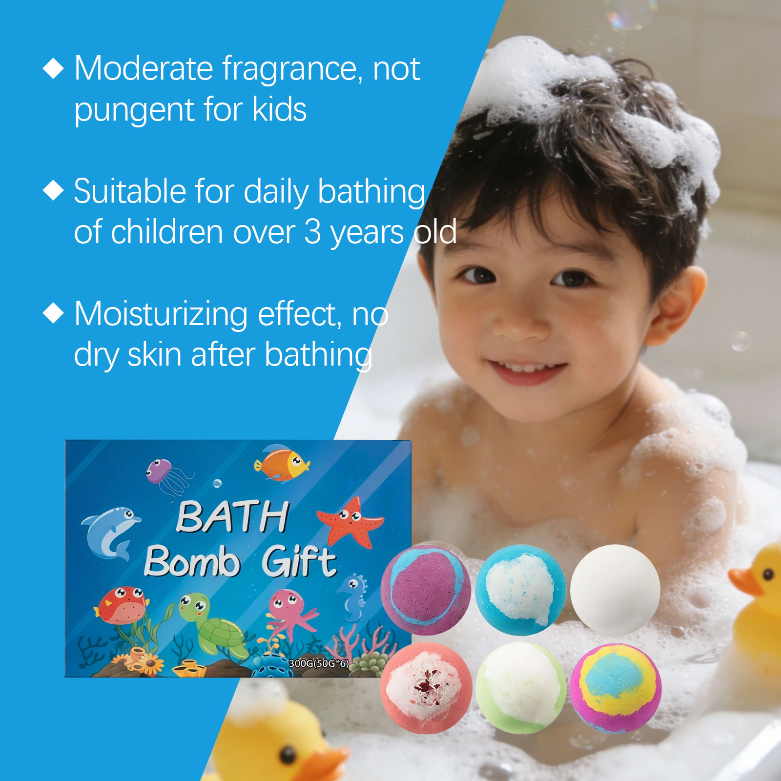 Bath Toy Ball Set Colorful Fragrant Mild Cleansing Fine Foam Bathing Body Skin Care