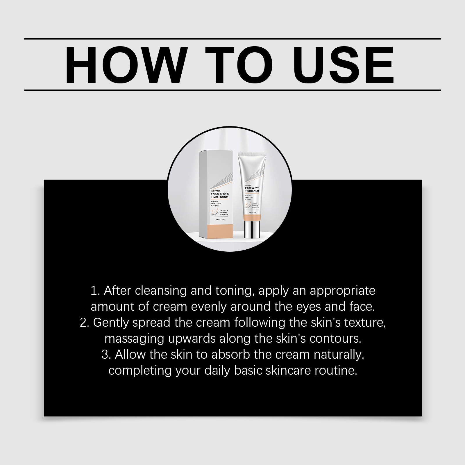 Facial Cream Absorbs Quickly Lightweight Nonsticky Soft Hydrating Skin Friendly For Face And Eye Area