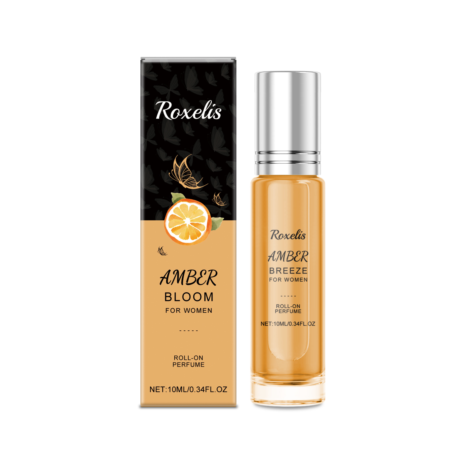 Orange Roll On Perfume Natural Long Lasting Fragrance Fresh Mild Daily Couple Dating Portable