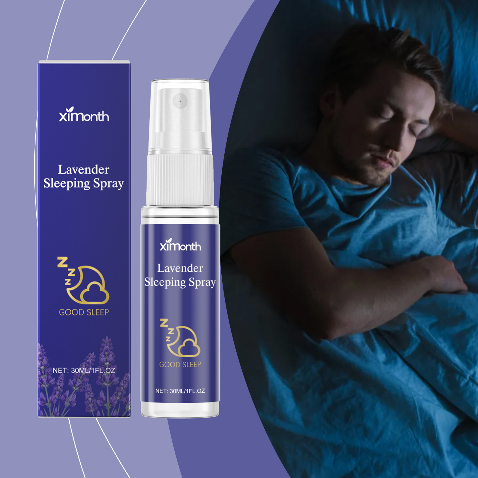 Lavender Sleep Spray Night Calm Gentle Care For Sleep Body Care Pillow Side Spray