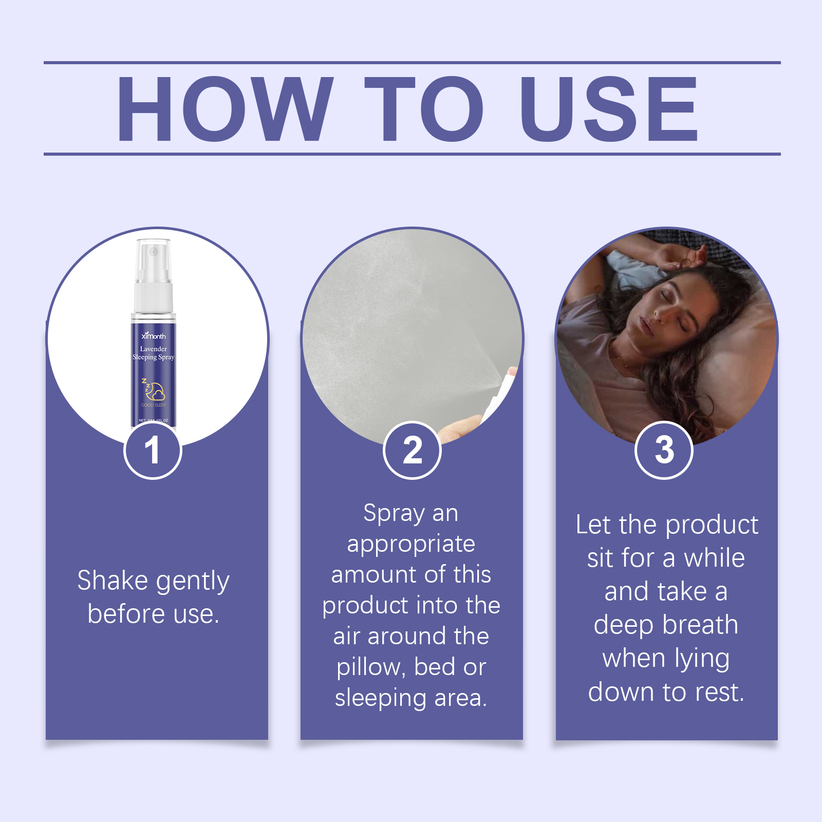 Lavender Sleep Spray Night Calm Gentle Care For Sleep Body Care Pillow Side Spray