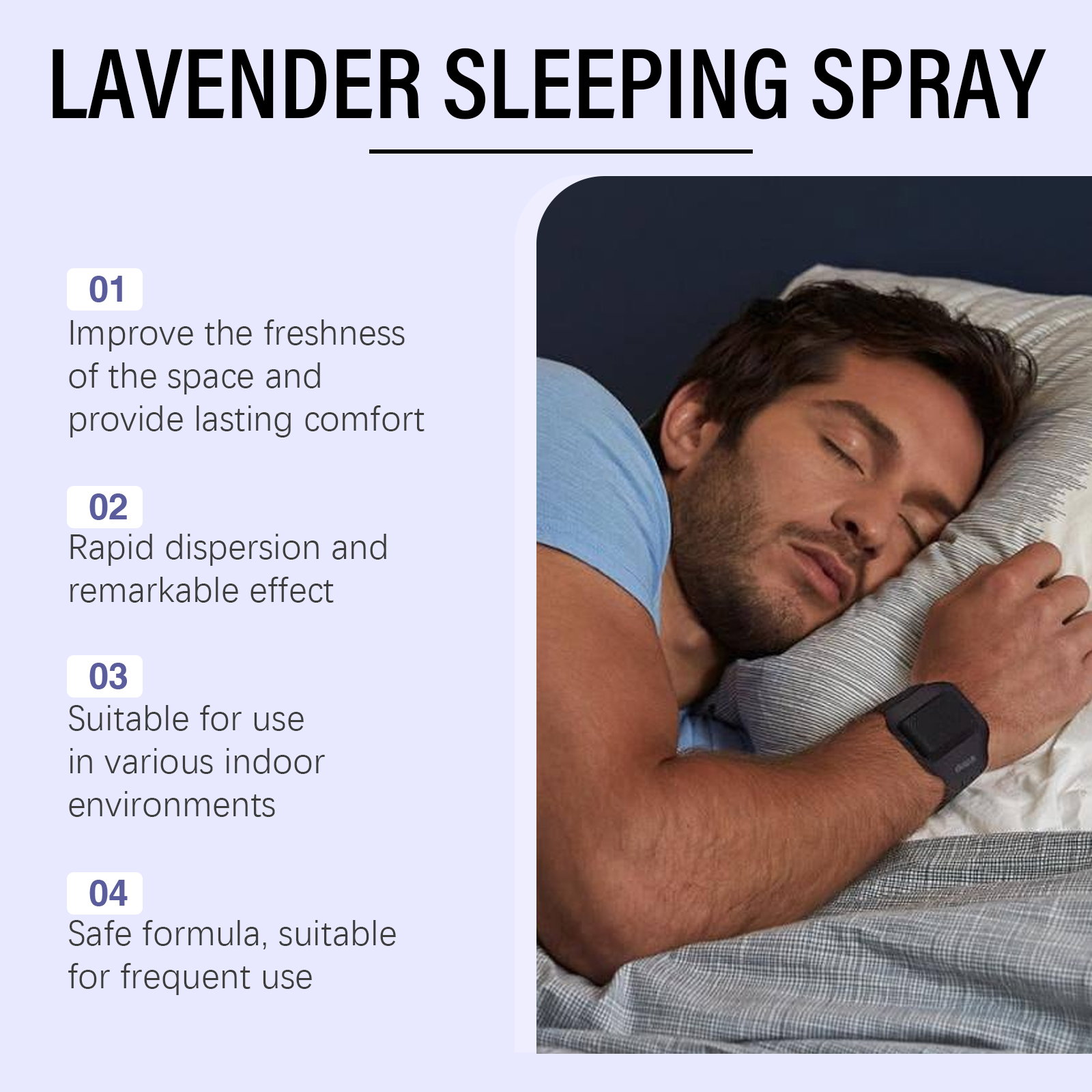 Lavender Sleep Spray Night Calm Gentle Care For Sleep Body Care Pillow Side Spray