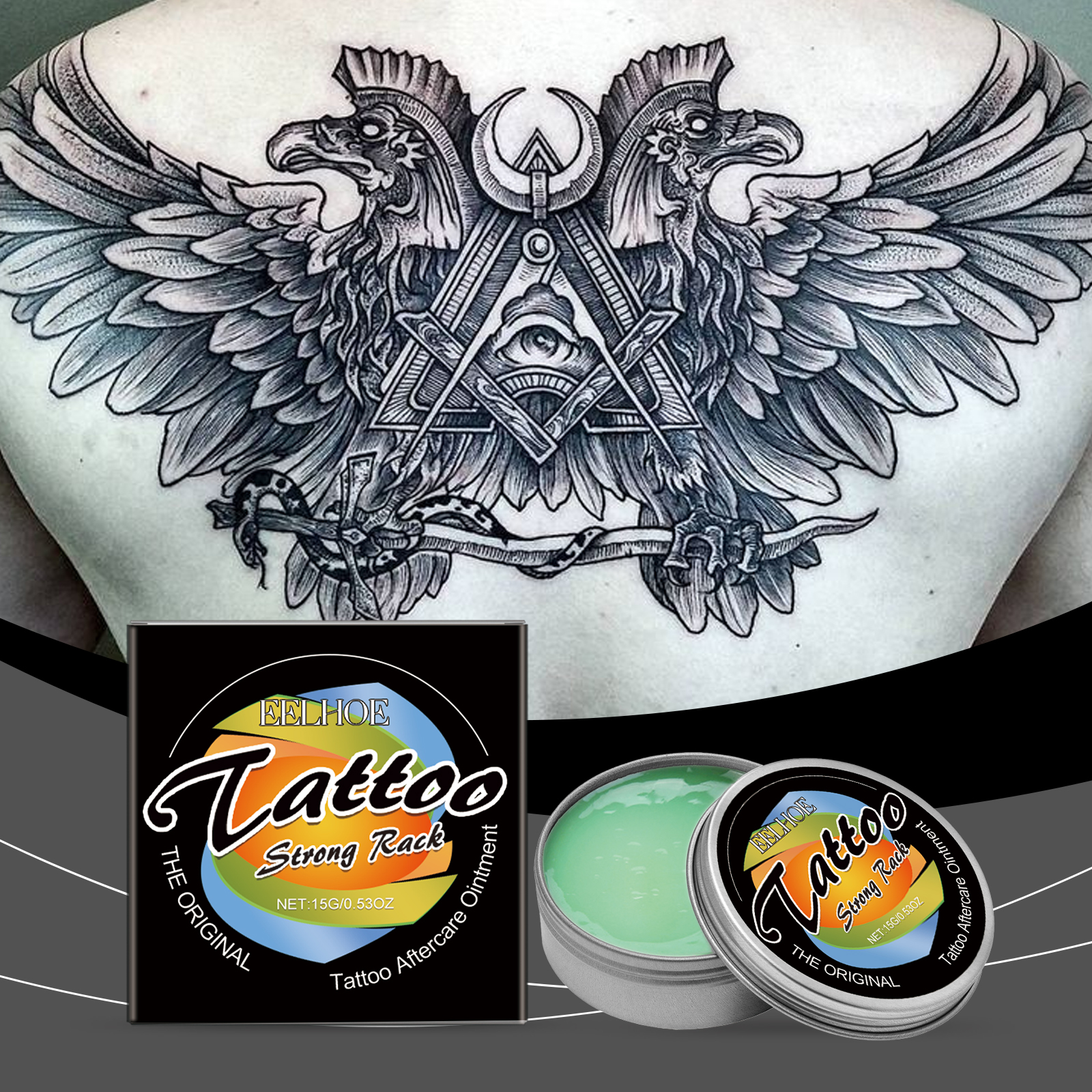 Tattoo Aftercare Cream Gentle Cleansing Moisturizing Color Locking For Newly Tattooed Skin Daily Healing Care