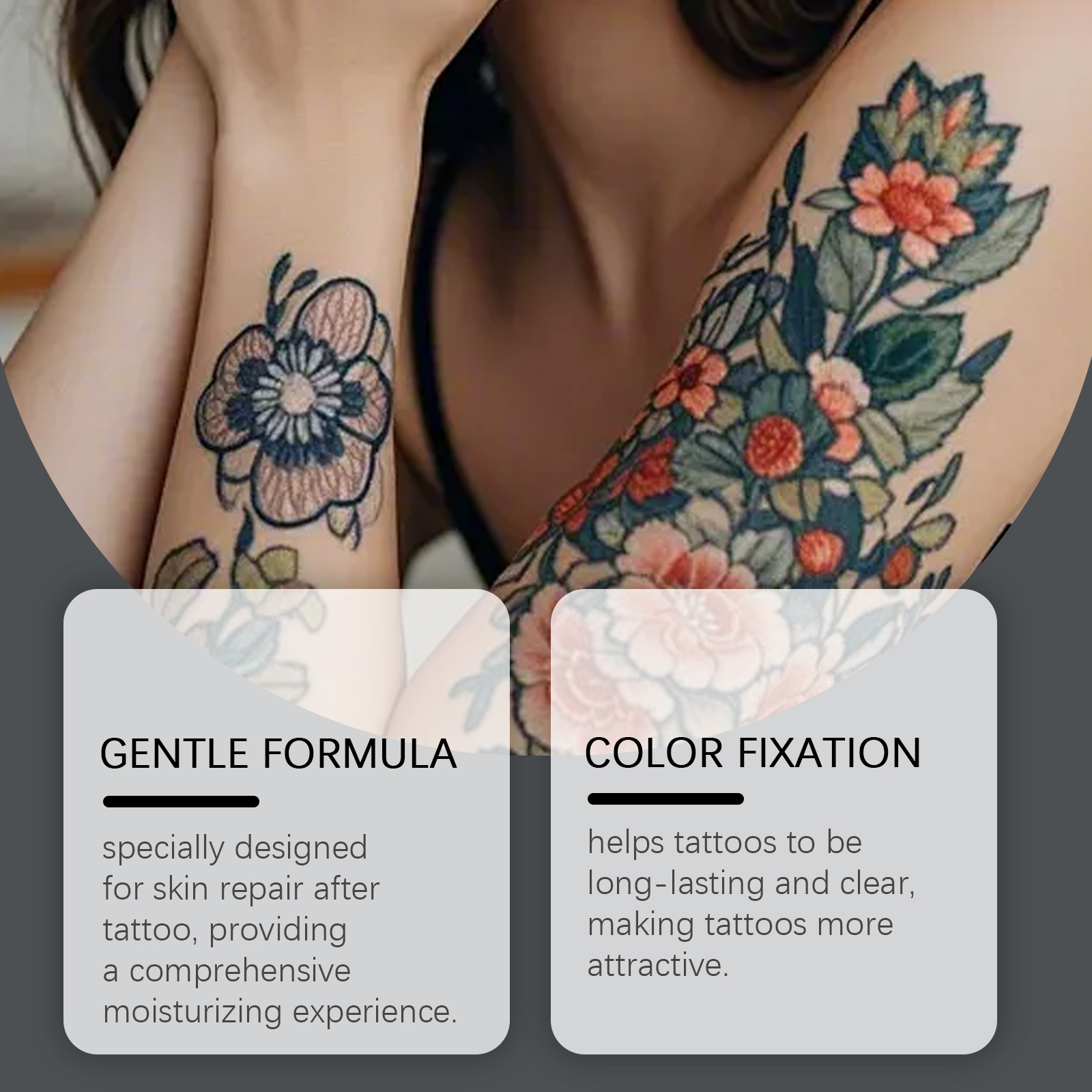 Tattoo Aftercare Cream Gentle Cleansing Moisturizing Color Locking For Newly Tattooed Skin Daily Healing Care