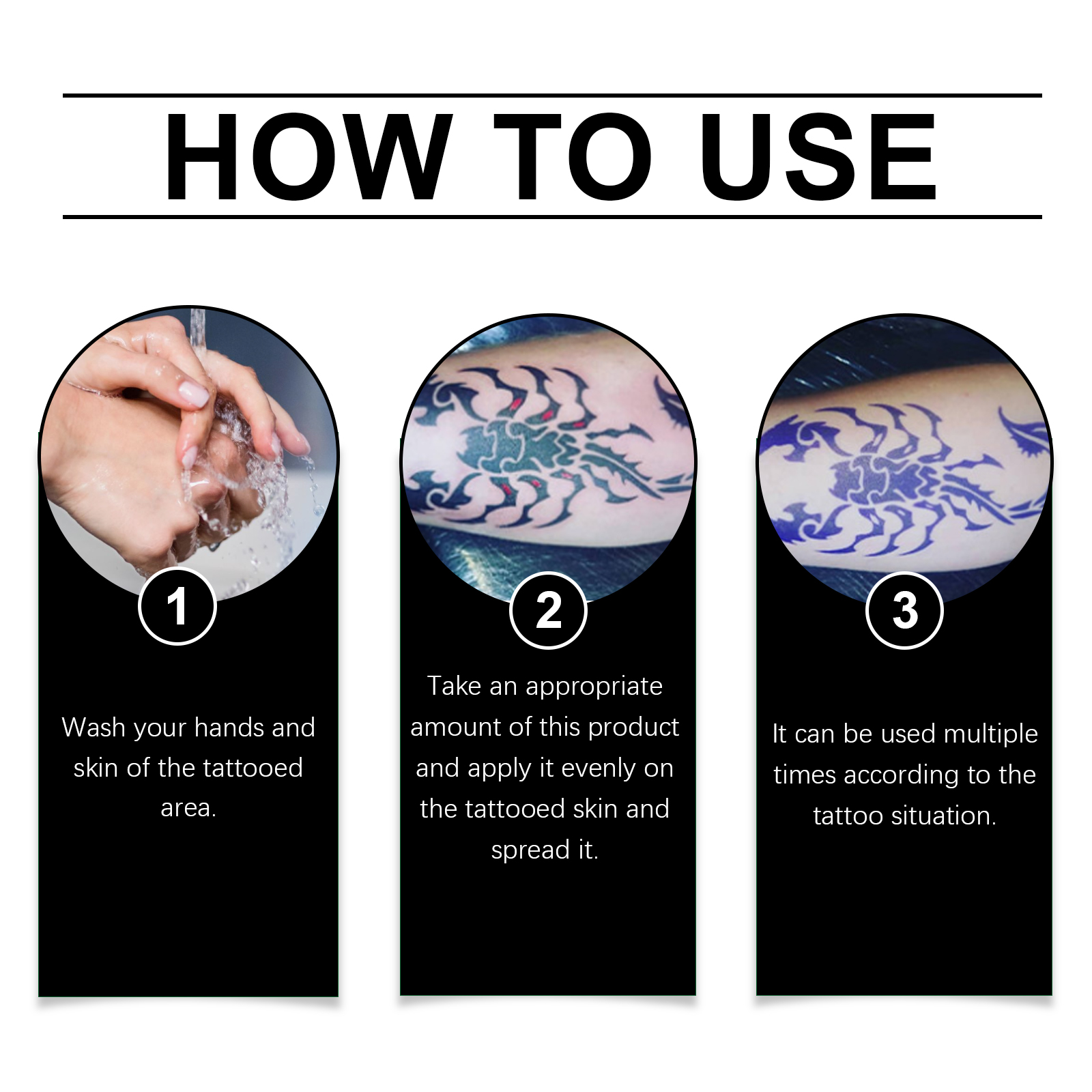 Tattoo Aftercare Cream Gentle Cleansing Moisturizing Color Locking For Newly Tattooed Skin Daily Healing Care