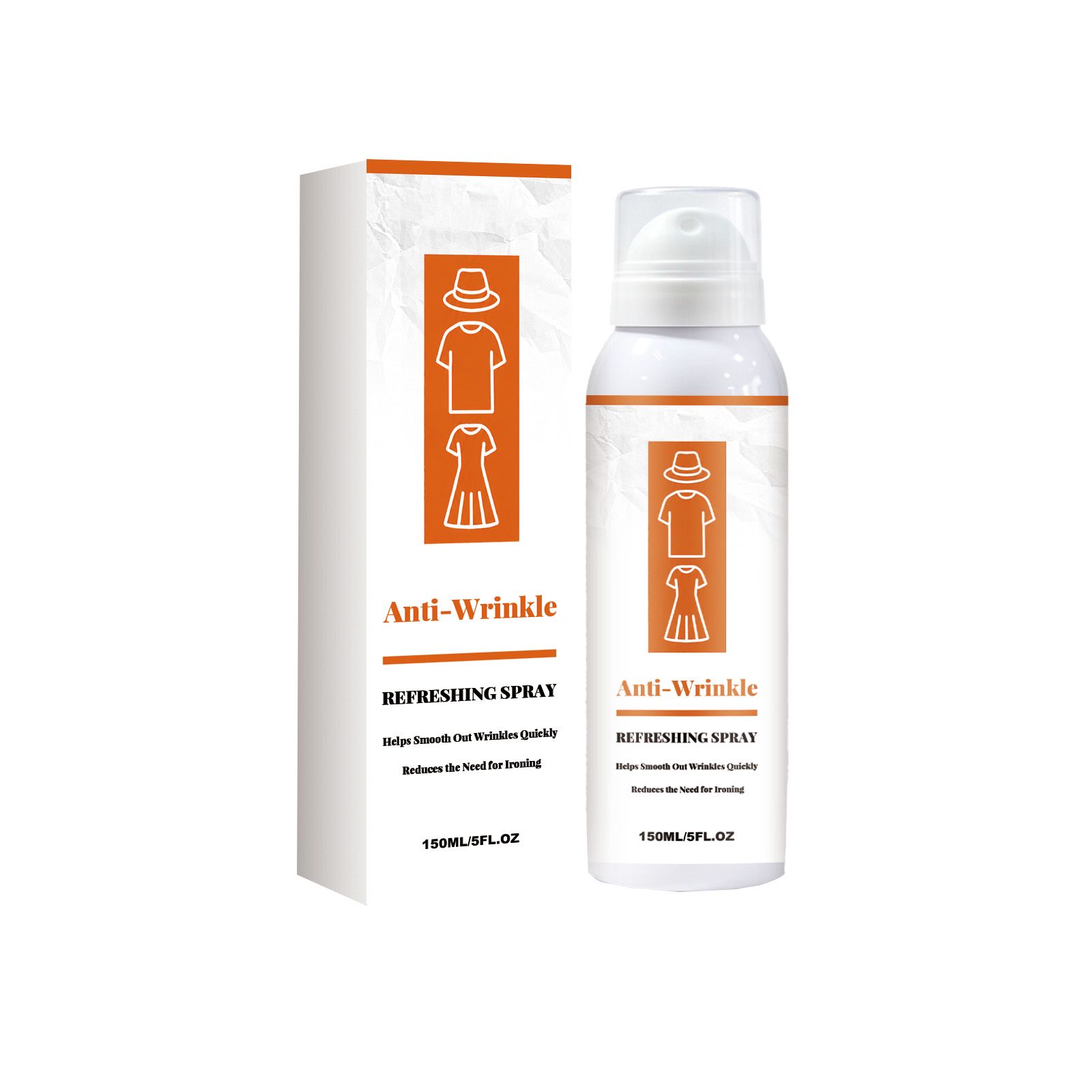 Fabric Wrinkle Release Spray For Clothes Lightweight Smoothing And Daily Care 150ml