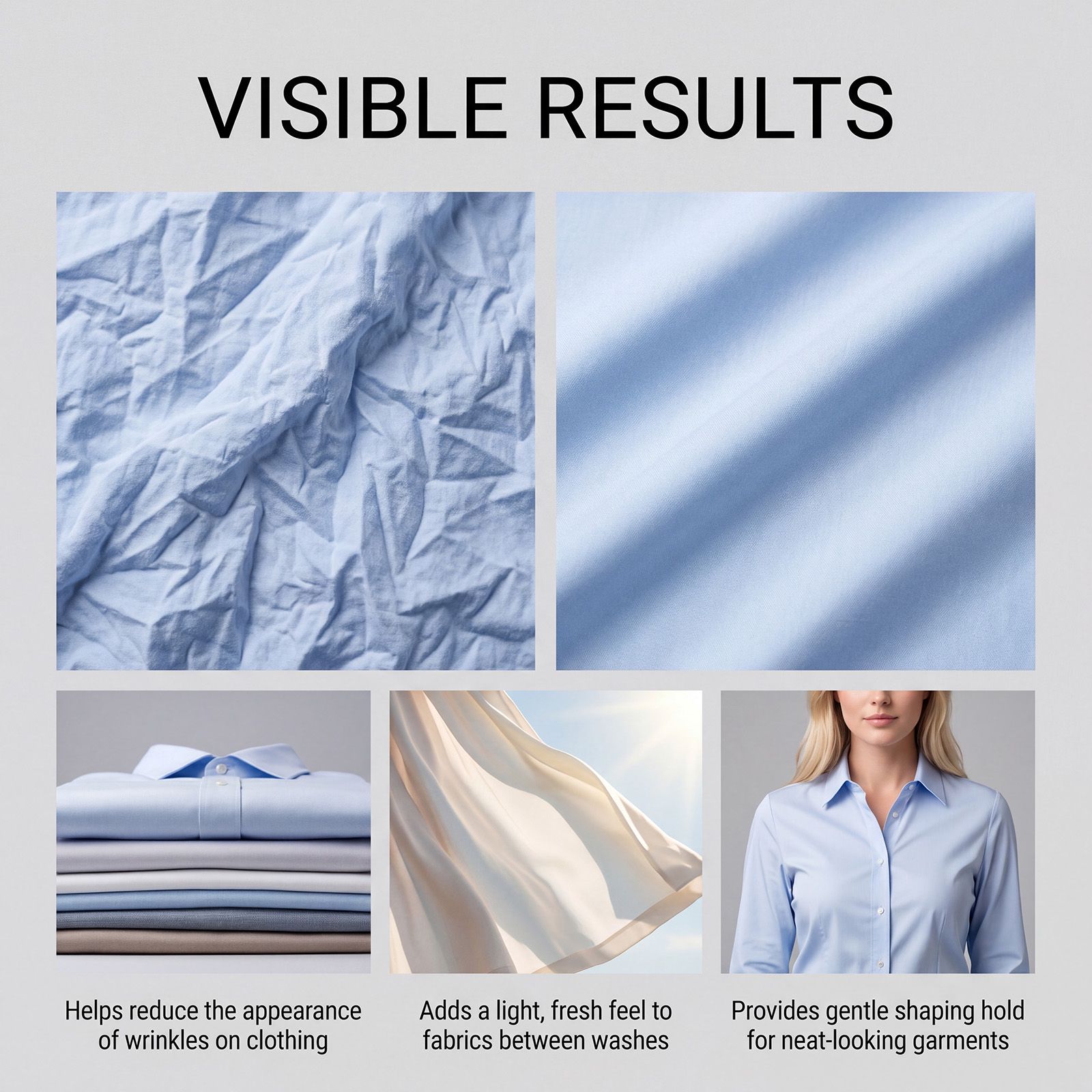 Fabric Wrinkle Release Spray For Clothes Lightweight Smoothing And Daily Care 150ml