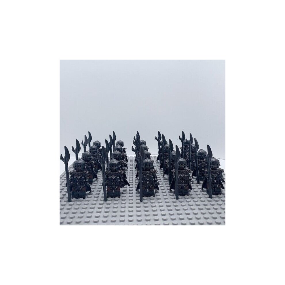 (Type B) Game of Thrones Building Block Minifigures Toys with Base Fit Lego 21Pcs Actions Figures Set Ancient Military Soldier Weapon Model Toys Kits Unique Halloween Toy Gift for Kids Fans Movie Collectibles Desktop Decoration