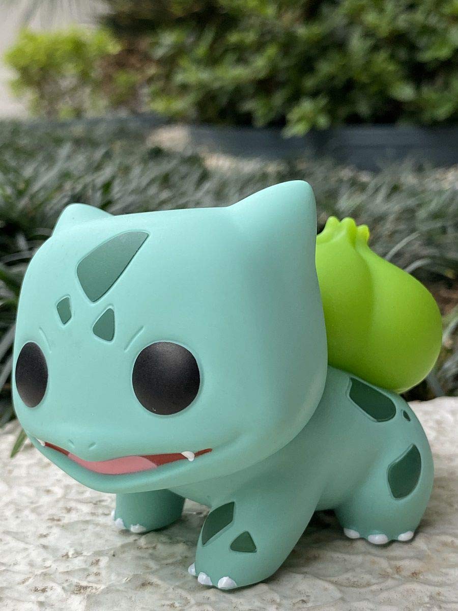 Funko Pop Action Figure Toys Pokémon Anime Games Bulbasaur Vinyl Figures Summer Convention Collection Models Doll Home Office Desk Decoration Christmas Gift for Cartoon Fans