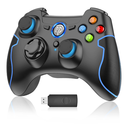 Wireless Game Controller 2.4G Wireless Game Joystick Handle Portable Gamepad for PS3 PC Windows Vista Telsa Steam Nintendo Switch Android Phone or Tablet TV or TV Box Dual Shock