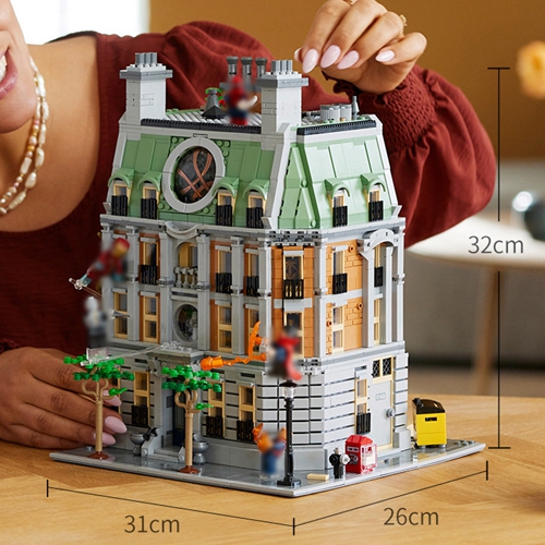 Building Blocks Marvel Sanctum Sanctorum, 3-Storey Modular Building Set, with Doctor Strange and Iron Man Minifigures, Infinity Saga Collectible color Multicolor For Kids Birthday Gift