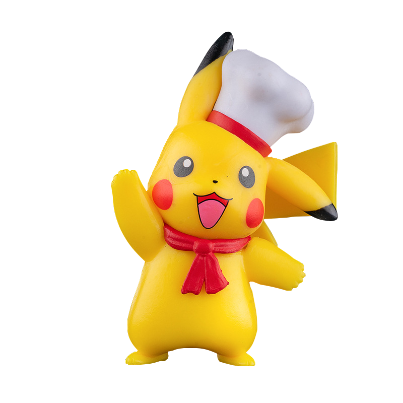 Pokemon Figure Toy Anime Figure Model Toy Cute Pikachu PVC Cake Decoration Ornaments Cartoon Doll Children Toys Gift Set of 6