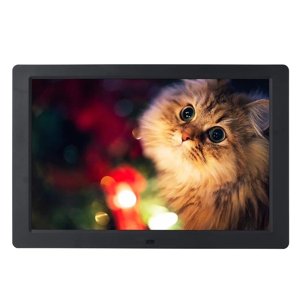 (Black) 10 Inch HD Digital Photo Frames Video Gift Christmas