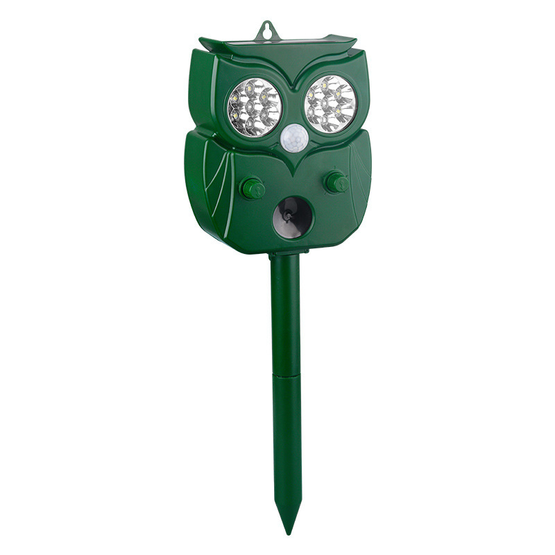 Ultrasonic Pet Repellent Animal Scarers  for Gardens Waterproof Repeller Adjustable Sensitivity for Farm Yard Orchard
